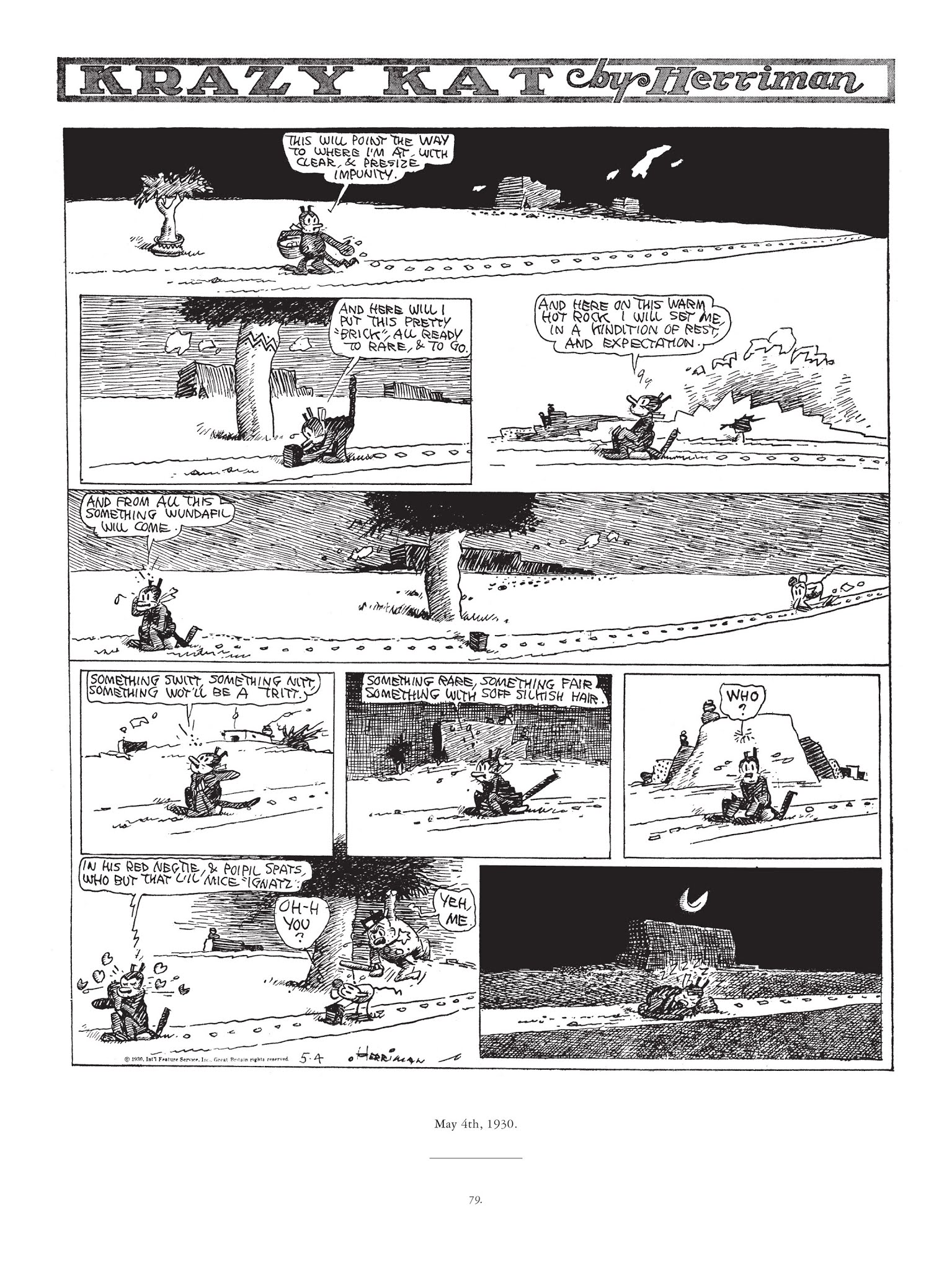 Read online Krazy & Ignatz comic -  Issue # TPB 6 - 77
