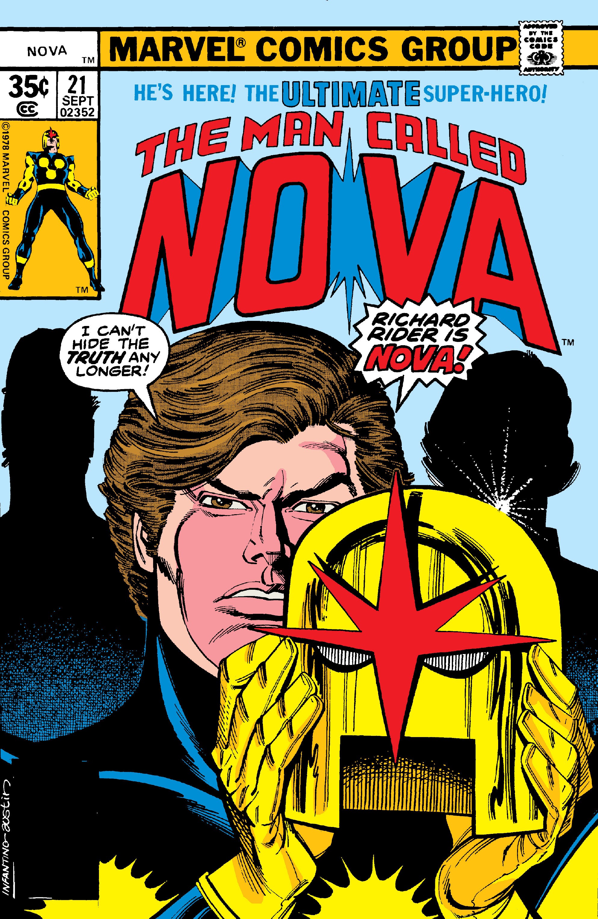 Read online Nova (1976) comic -  Issue #21 - 1