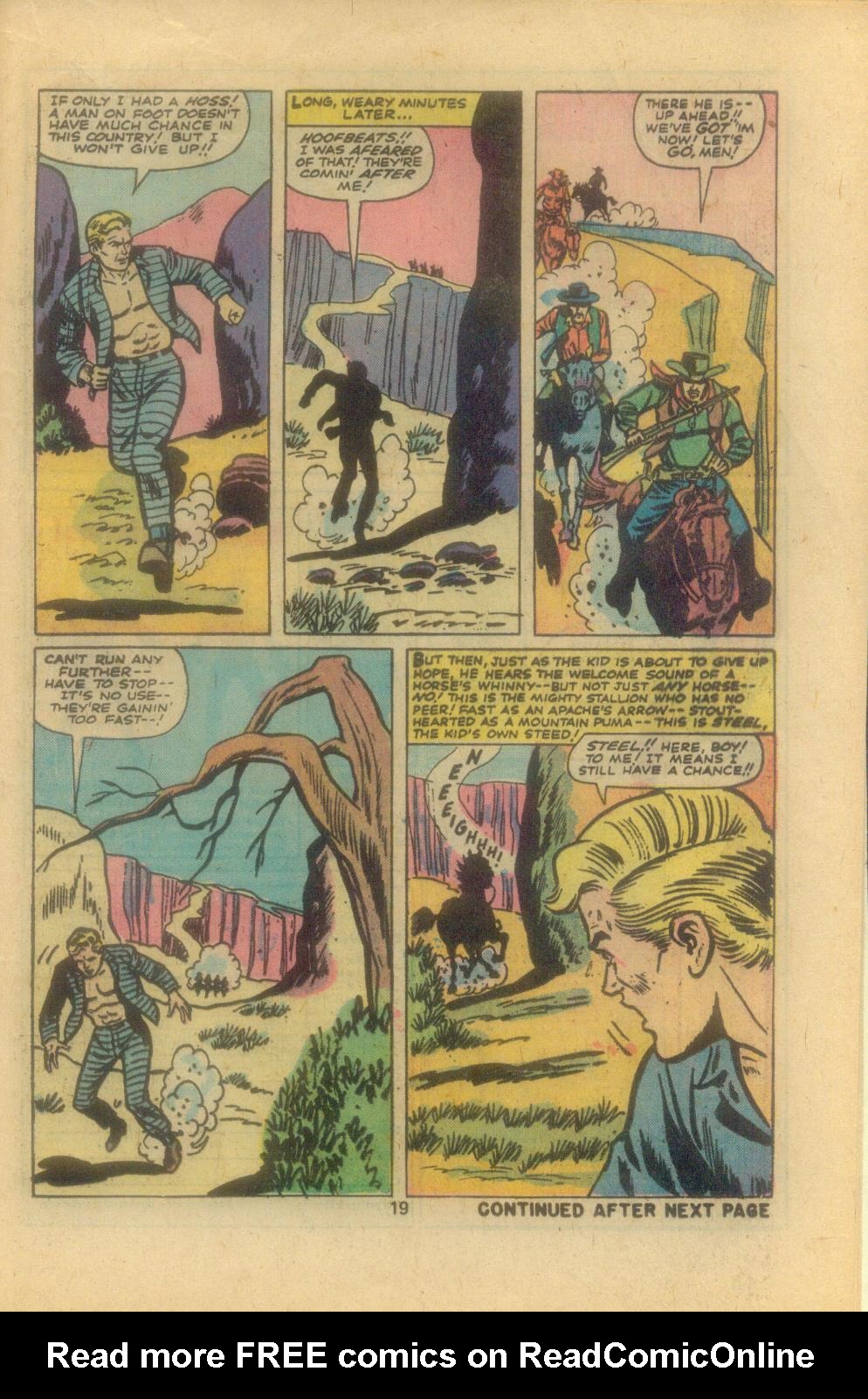 Read online Kid Colt Outlaw comic -  Issue #191 - 21
