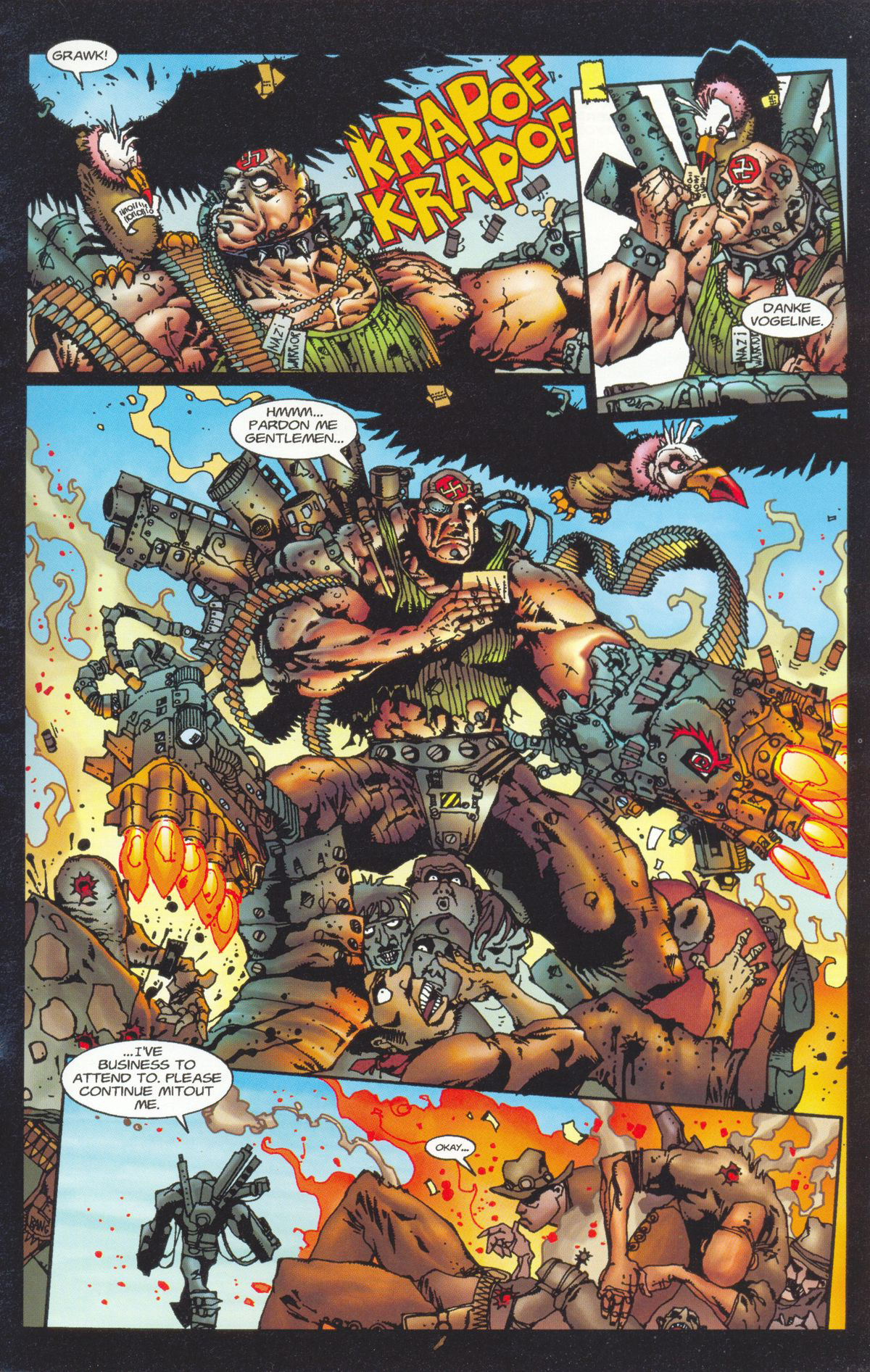 Read online Dead or Alive -- A Cyberpunk Western comic -  Issue #1 - 19