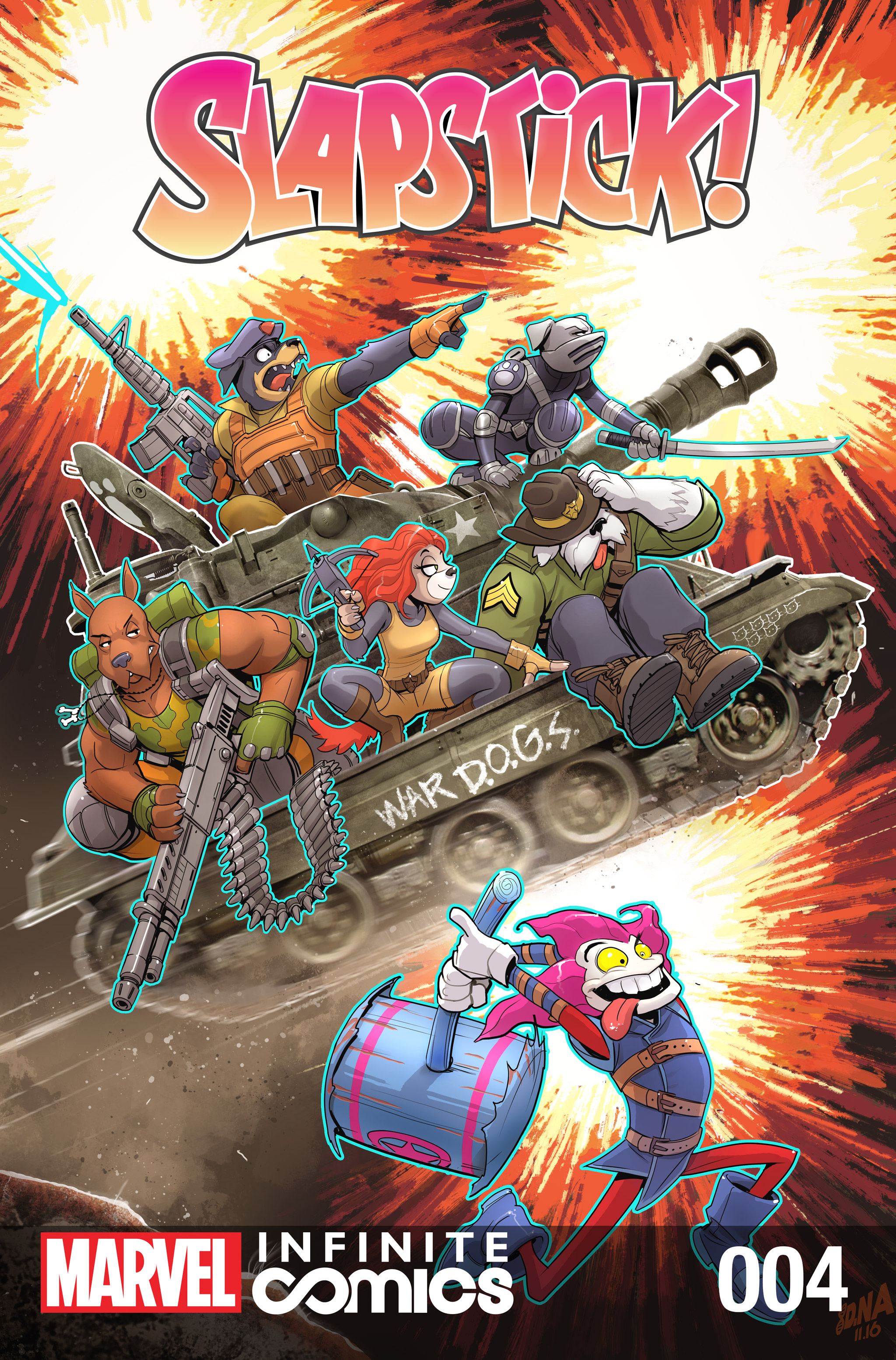 Read online Slapstick Infinite Comic comic -  Issue #4 - 1