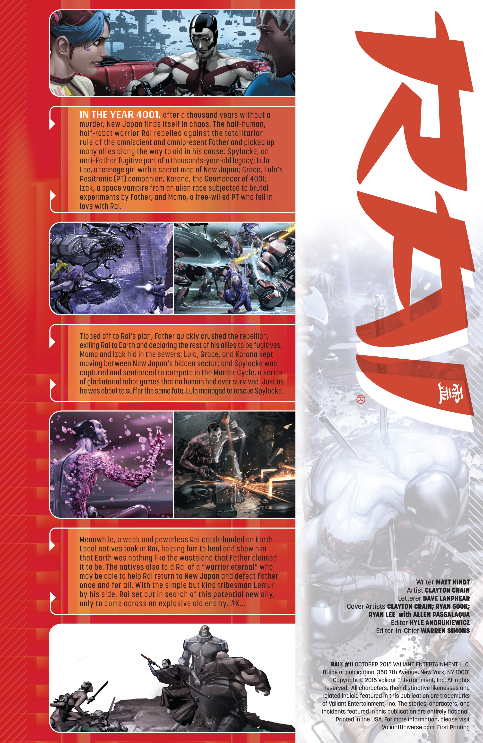 Read online Rai (2014) comic -  Issue #11 - 2