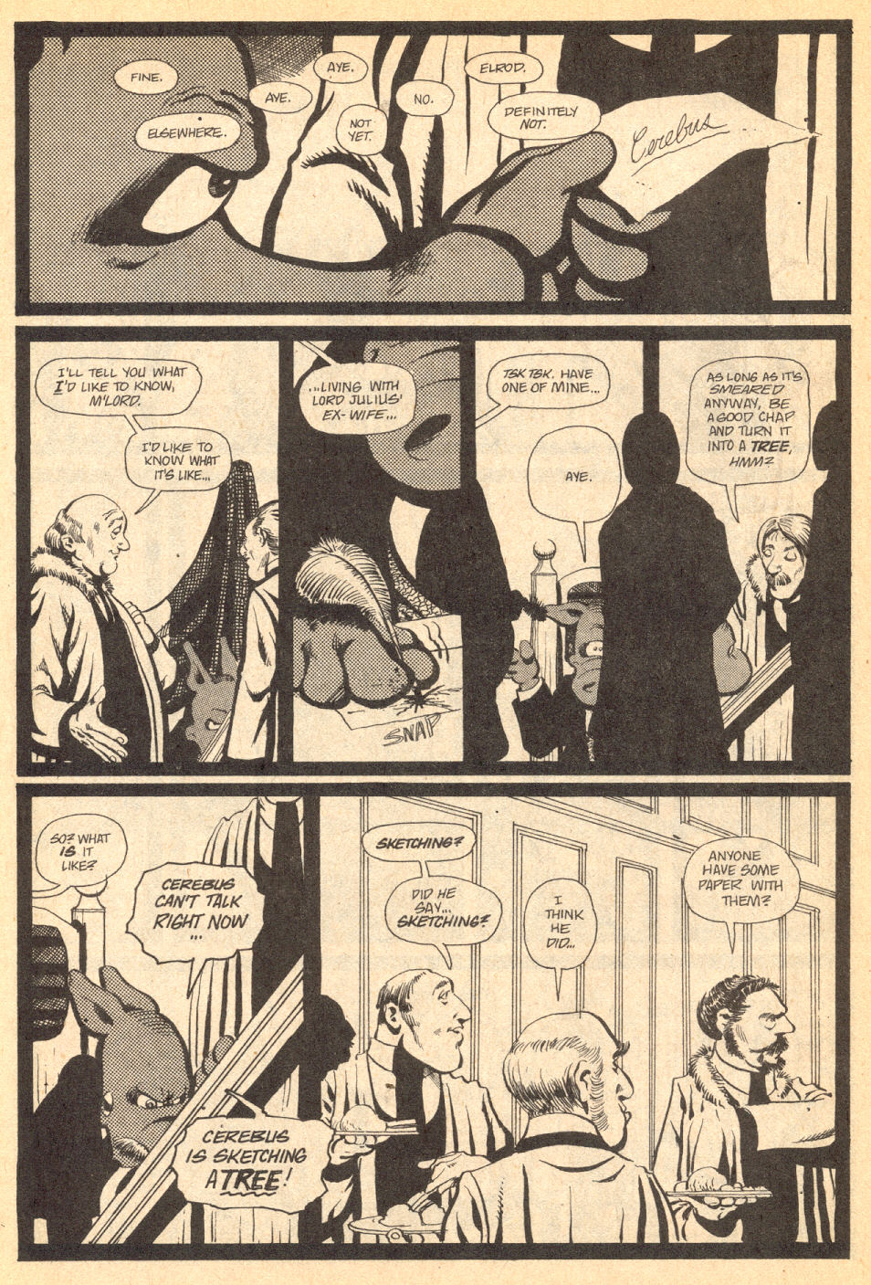 Read online Cerebus comic -  Issue #37 - 17