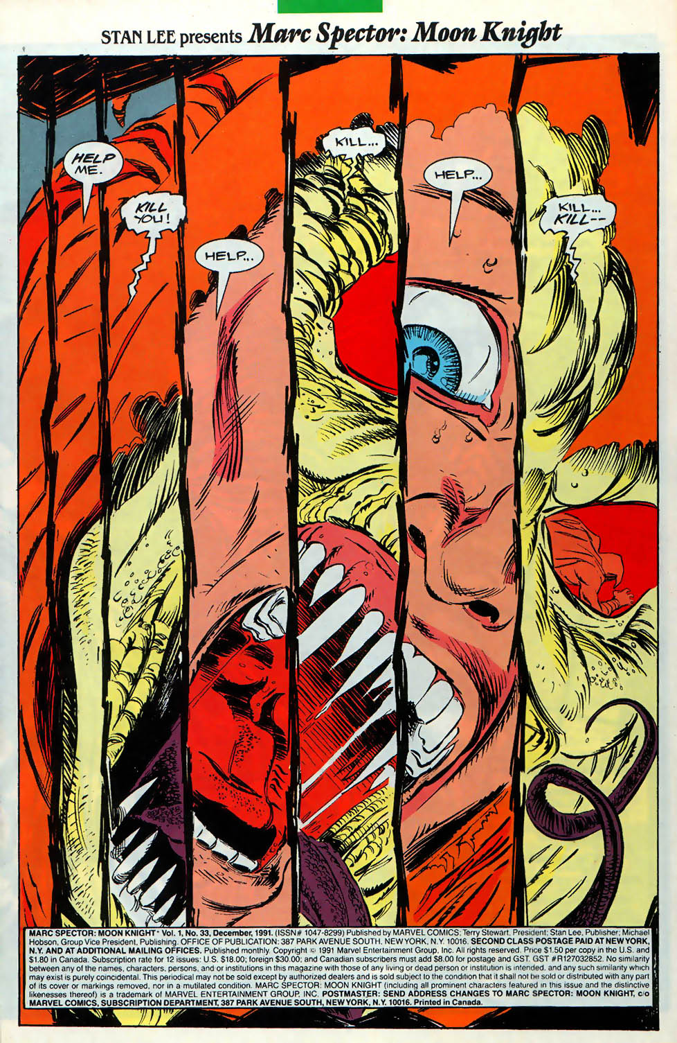 Read online Marc Spector: Moon Knight comic -  Issue #33 - 2