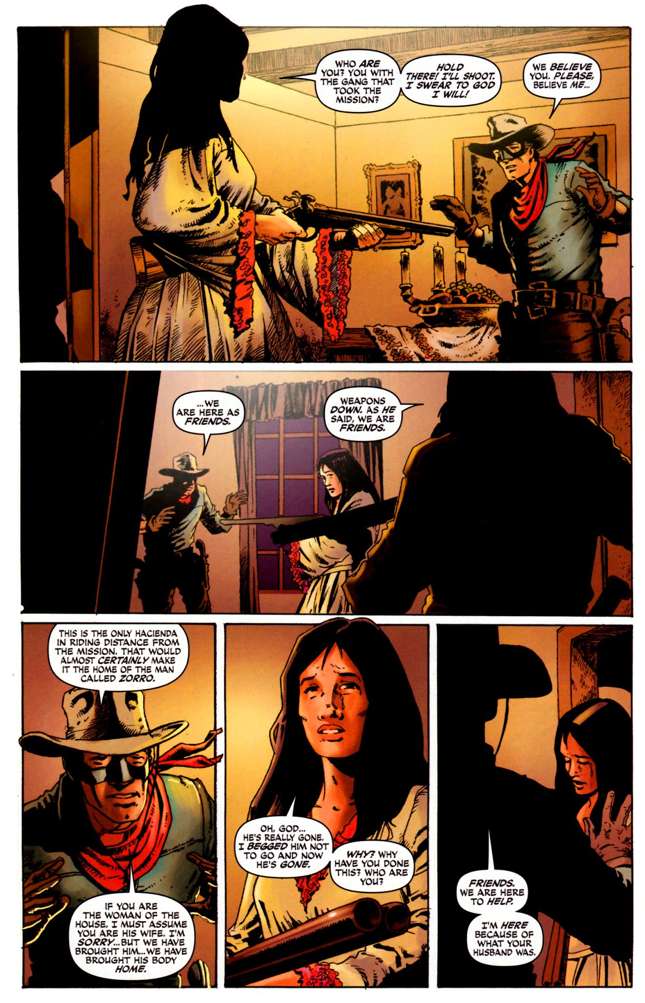 Read online The Lone Ranger & Zorro: The Death of Zorro comic -  Issue #2 - 15