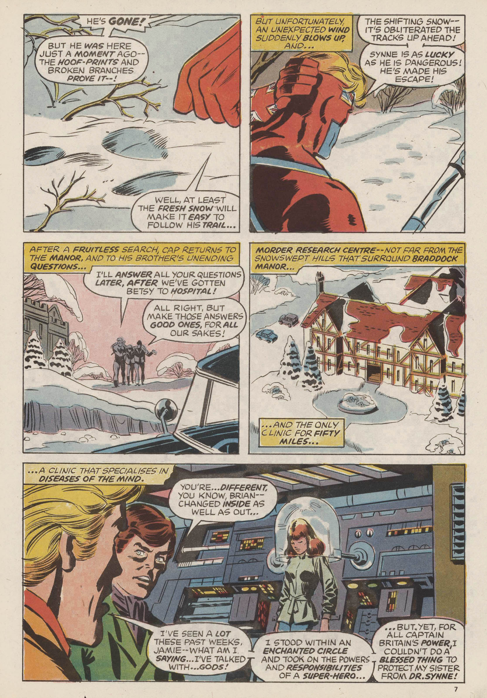 Read online Captain Britain (1976) comic -  Issue #10 - 7