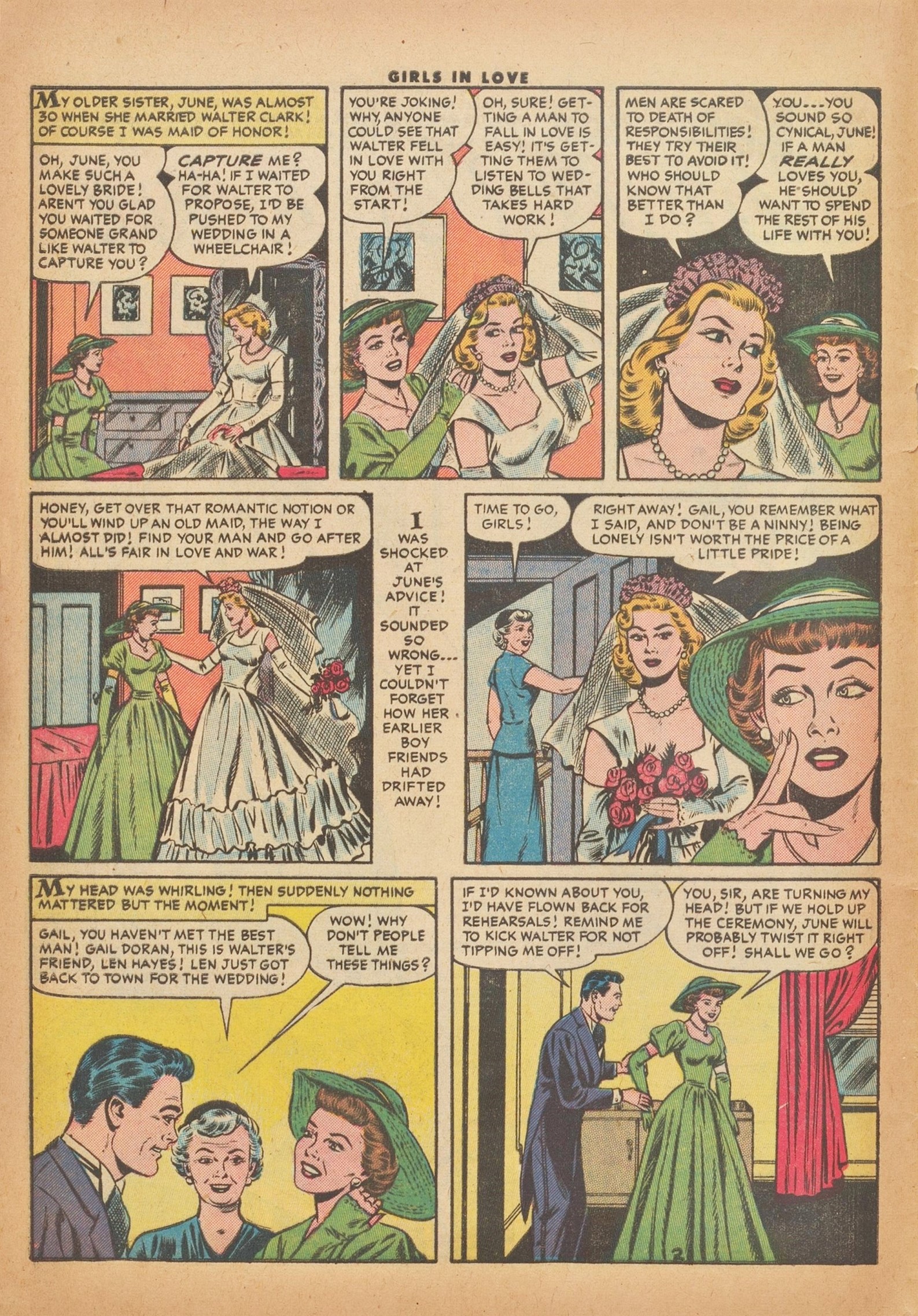 Read online Girls in Love (1955) comic -  Issue #51 - 4