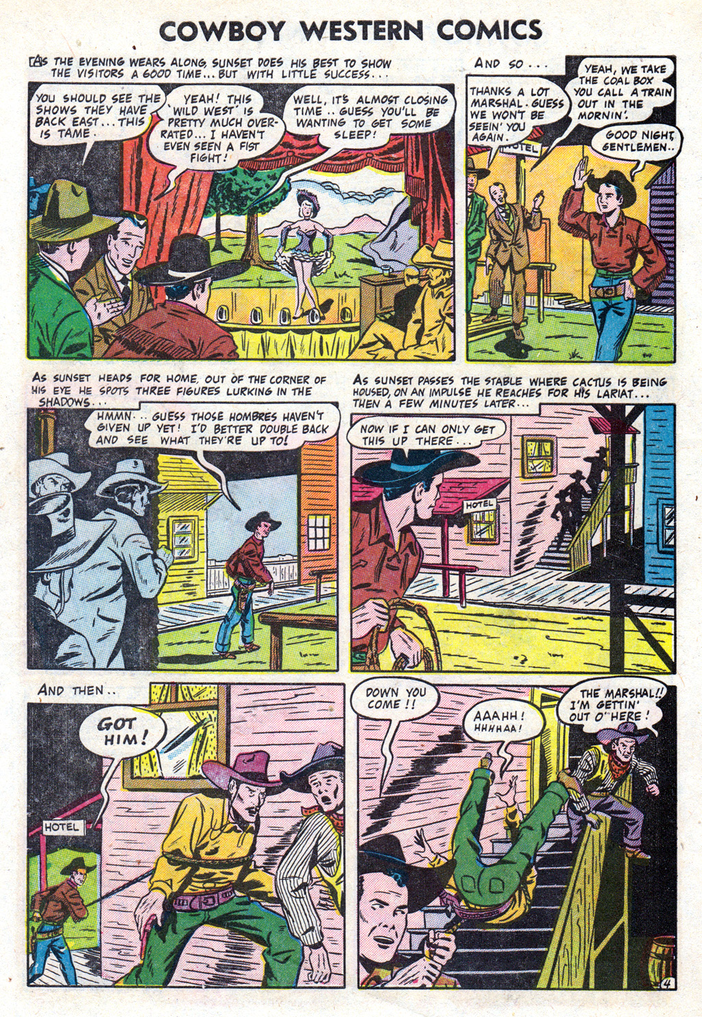 Read online Cowboy Western Comics (1948) comic -  Issue #37 - 6