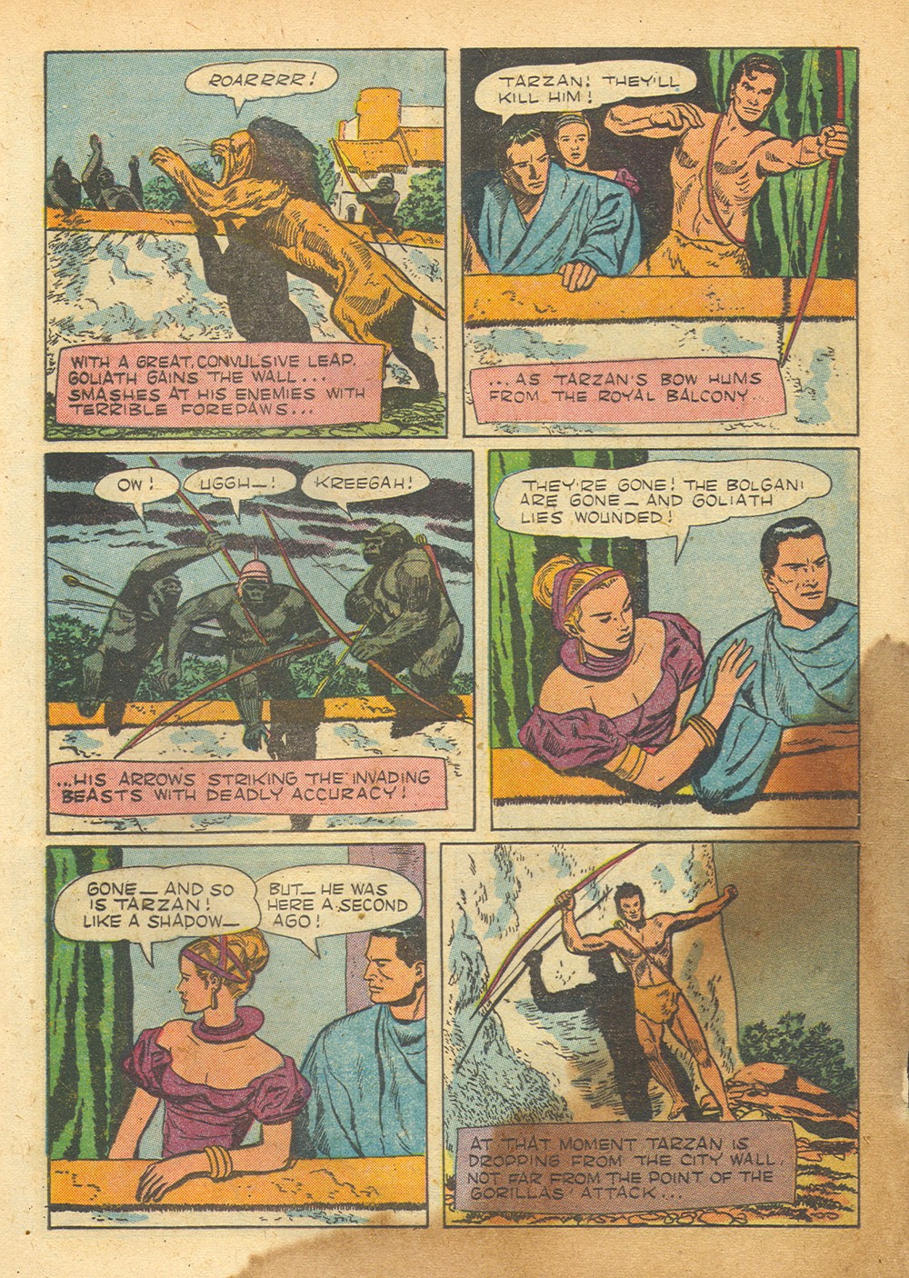 Read online Tarzan (1948) comic -  Issue #54 - 32