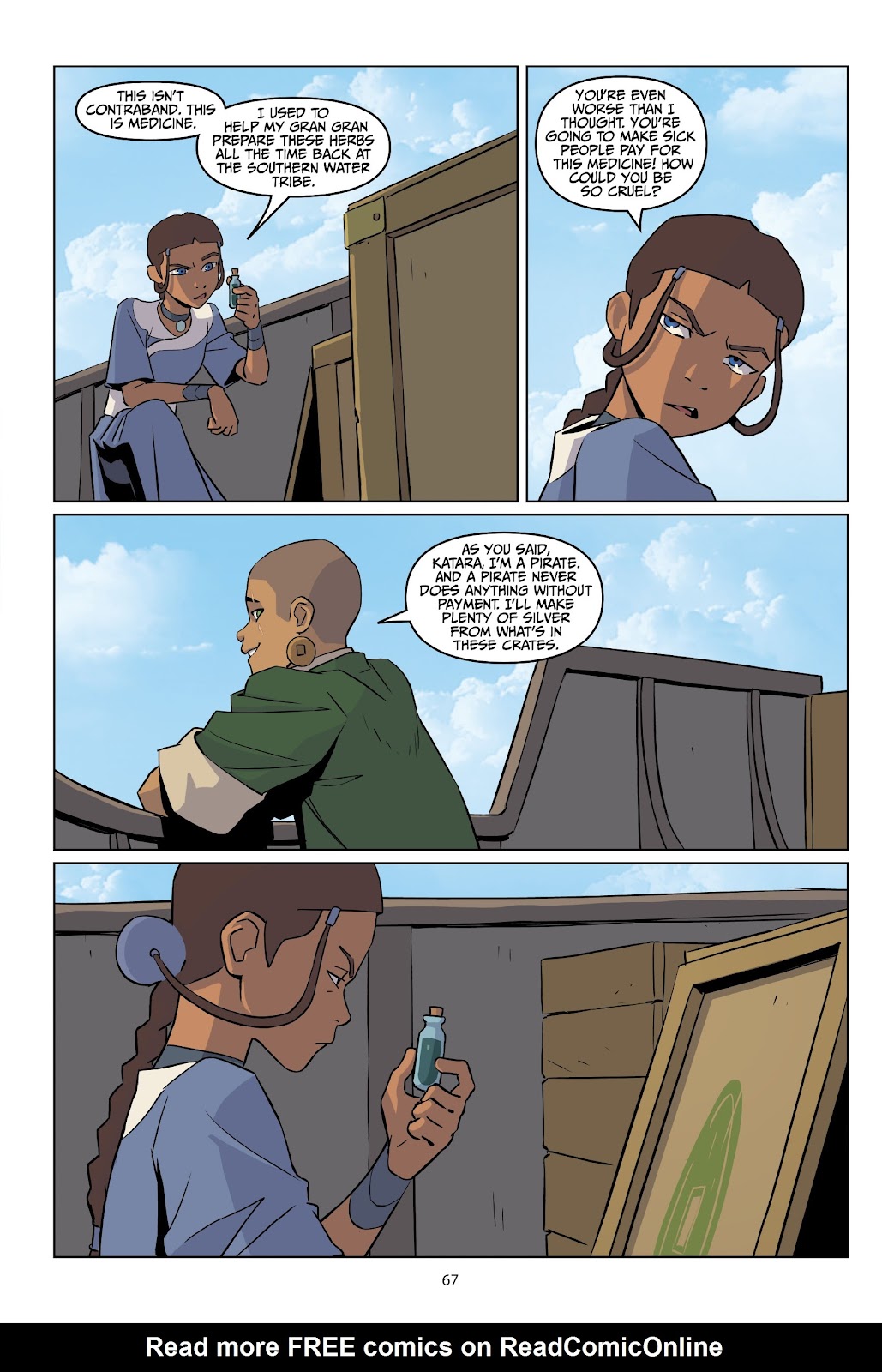Avatar: The Last Airbender—Katara and the Pirate's Silver issue TPB - Page 67