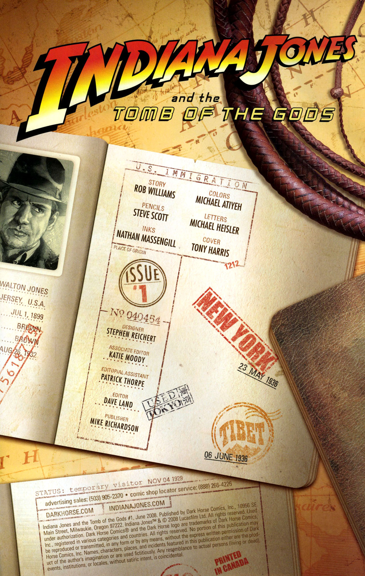 Read online Indiana Jones and the Tomb of the Gods comic -  Issue #1 - 2