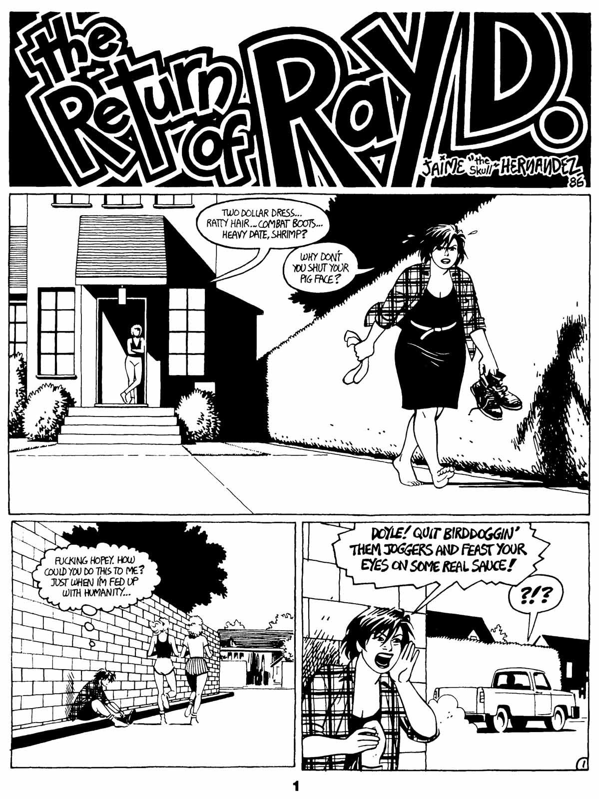 Read online Love and Rockets (1982) comic -  Issue #20 - 4