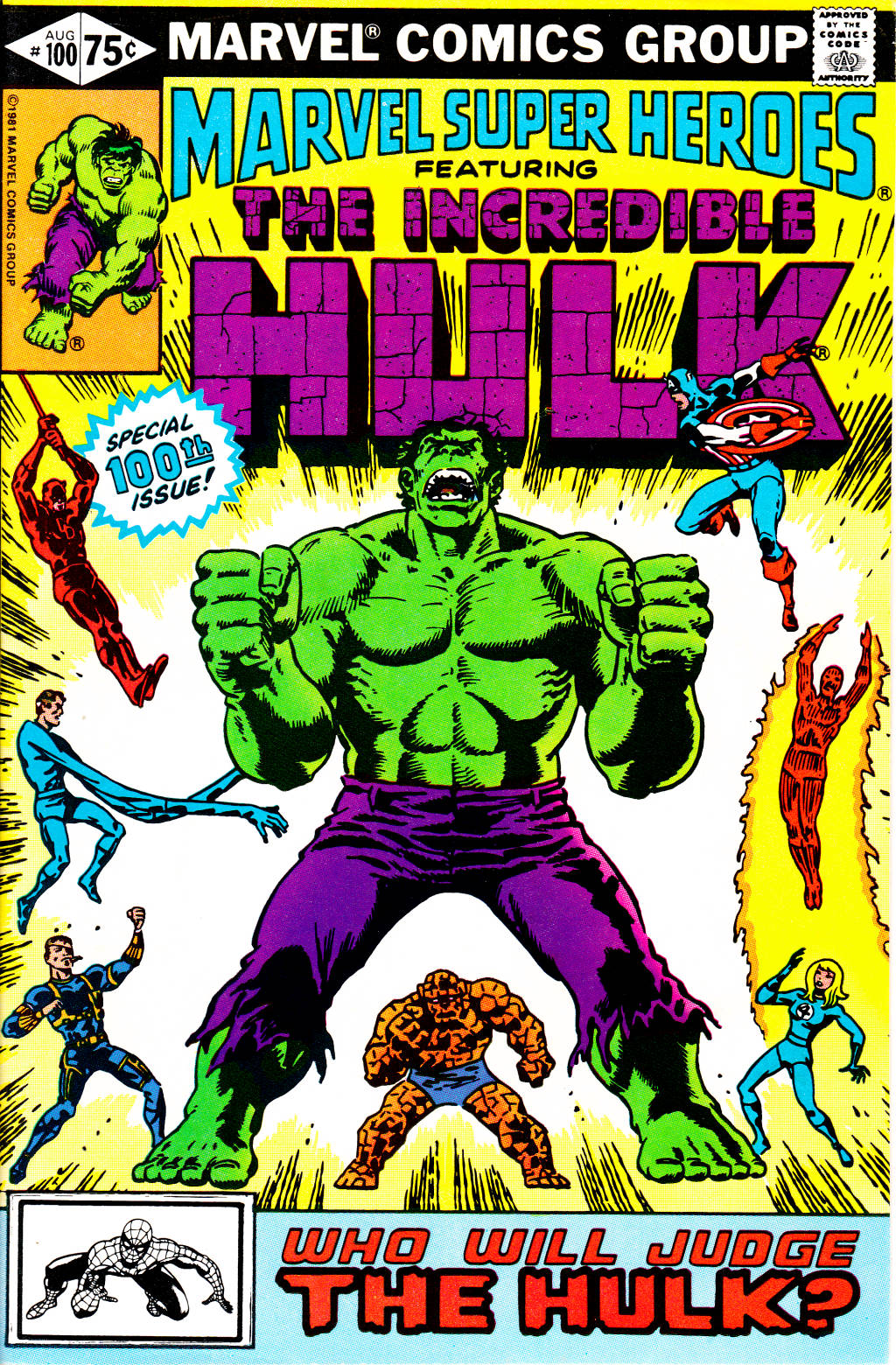 Read online Marvel Super-Heroes comic -  Issue #100 - 1