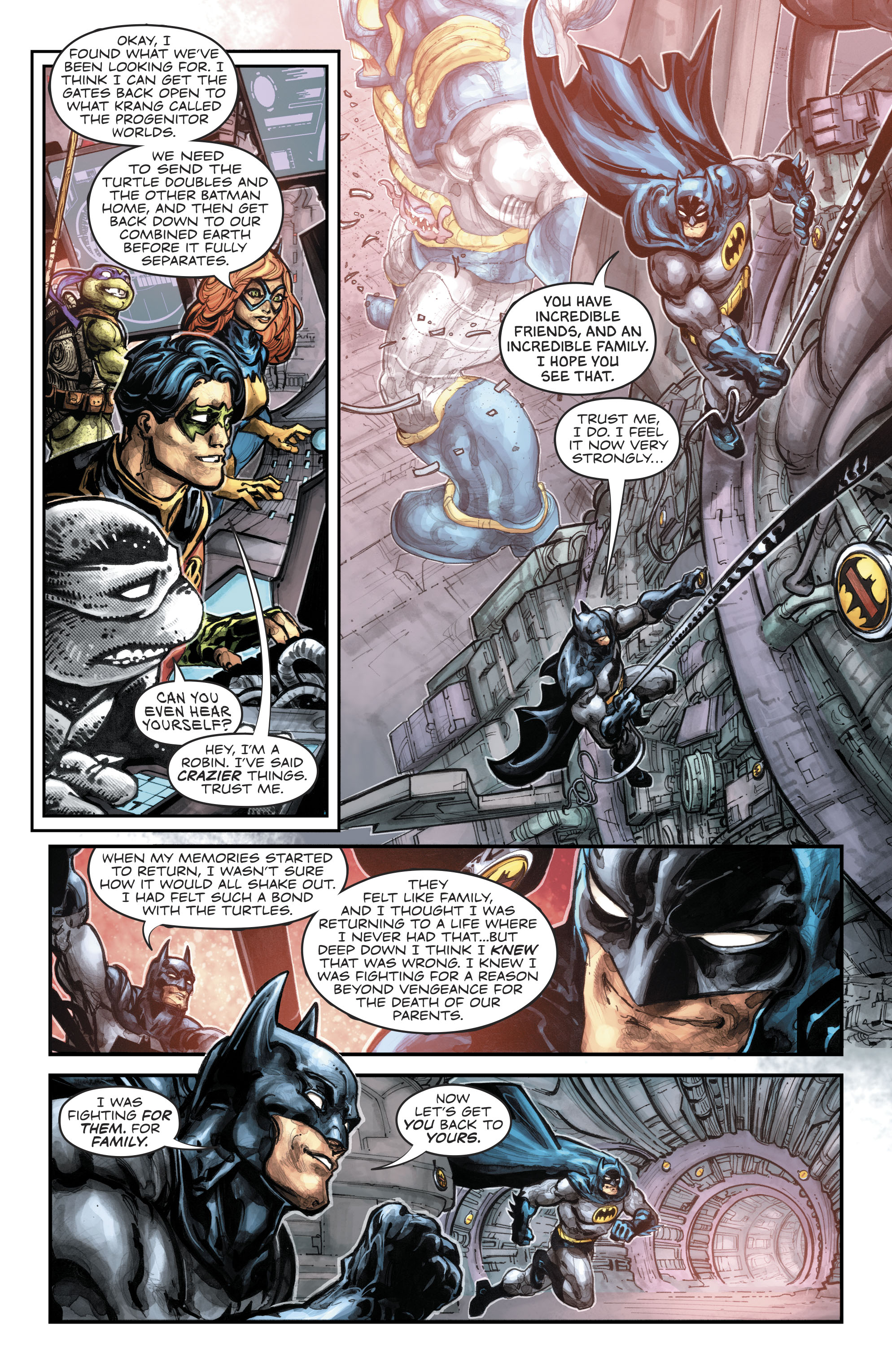 Read online Batman/Teenage Mutant Ninja Turtles III comic -  Issue #6 - 10