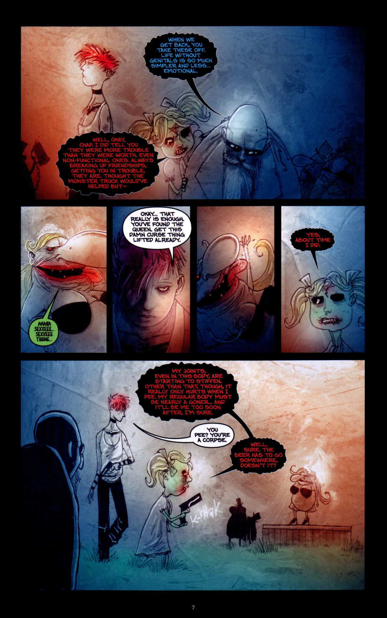 Read online Wormwood: Gentleman Corpse comic -  Issue #7 - 9