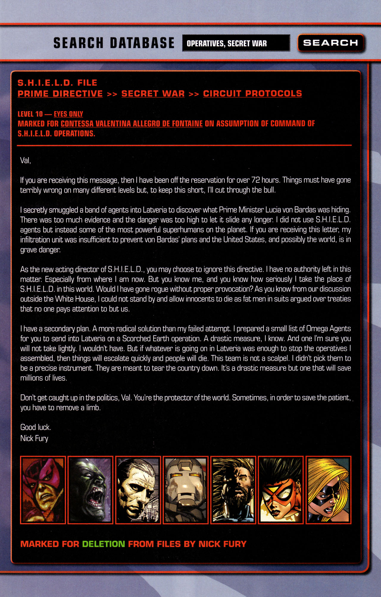 Read online Secret War: From the Files of Nick Fury comic -  Issue # Full - 19