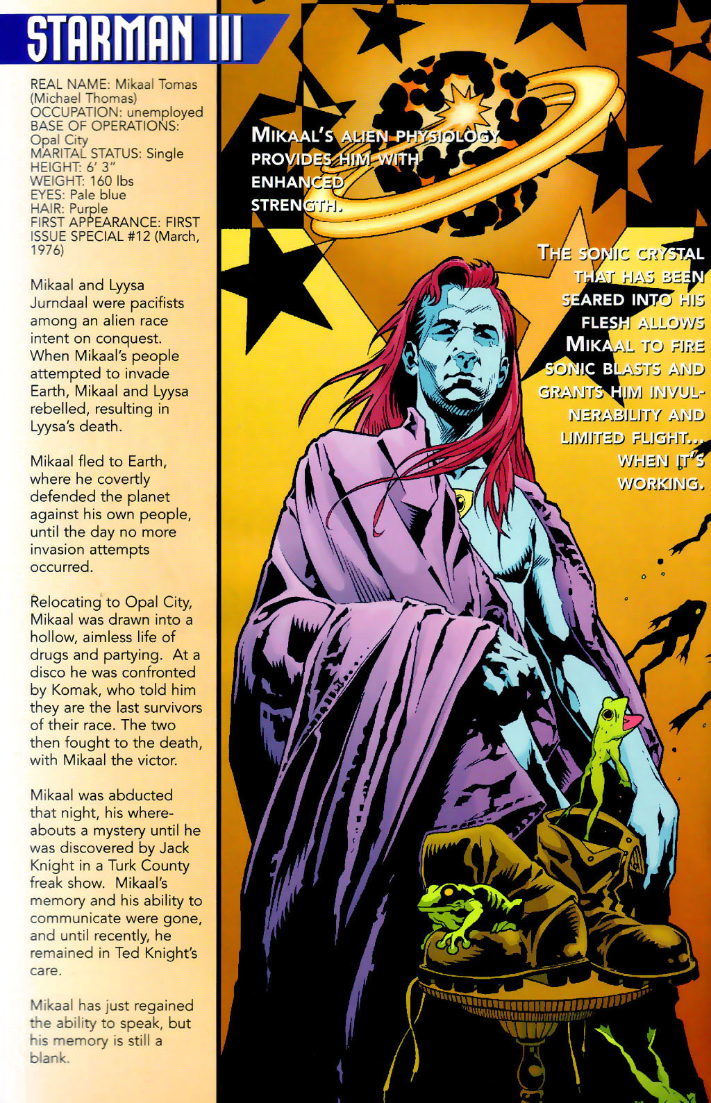 Read online Starman Secret Files comic -  Issue # Full - 29