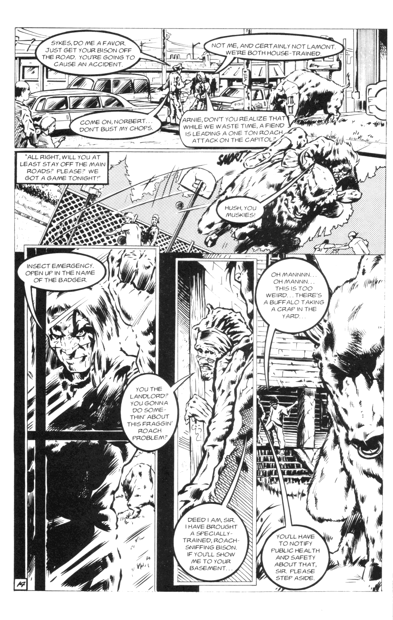 Read online The Badger (1997) comic -  Issue #1 - 16