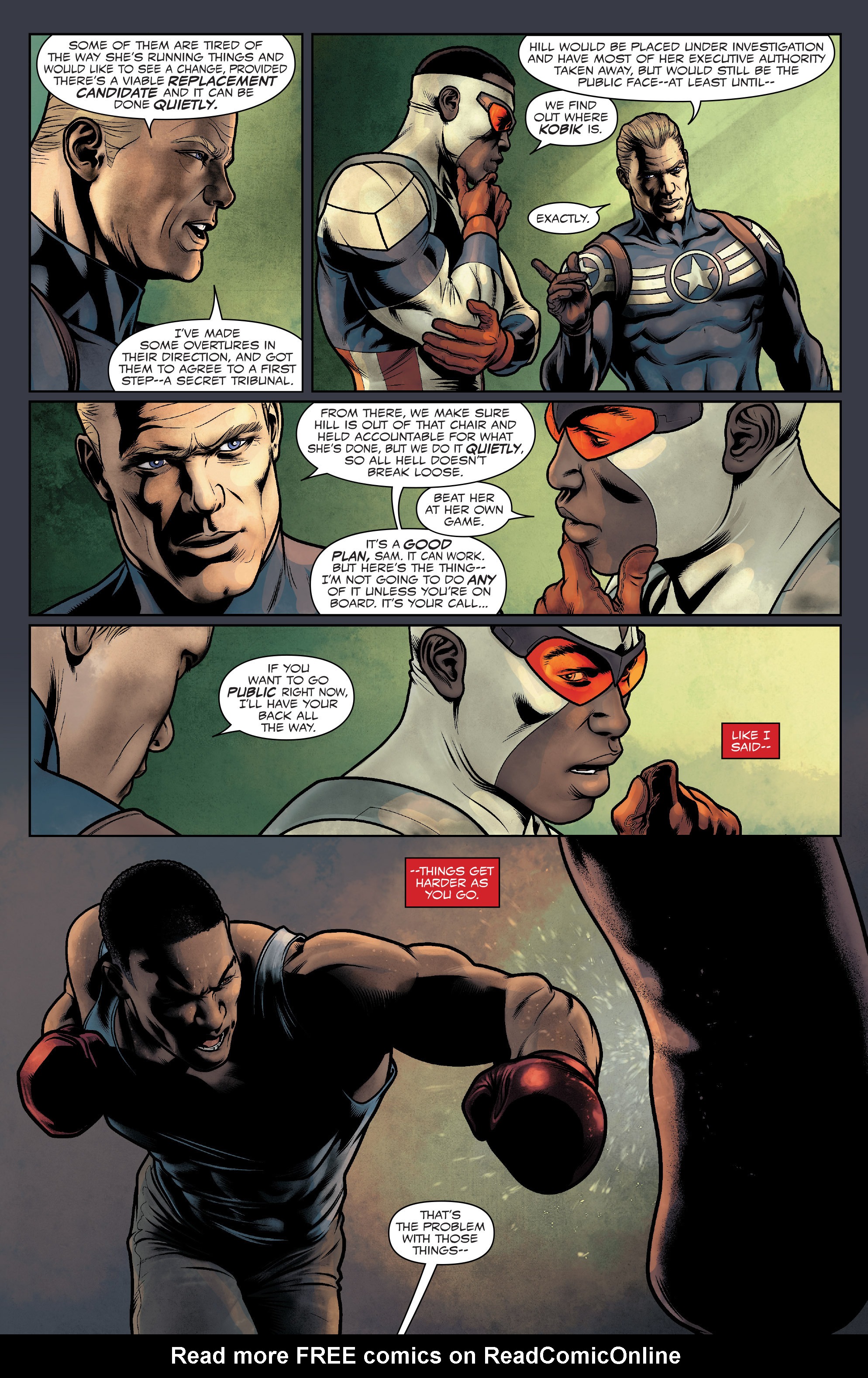 Read online Captain America: Sam Wilson comic -  Issue #9 - 9