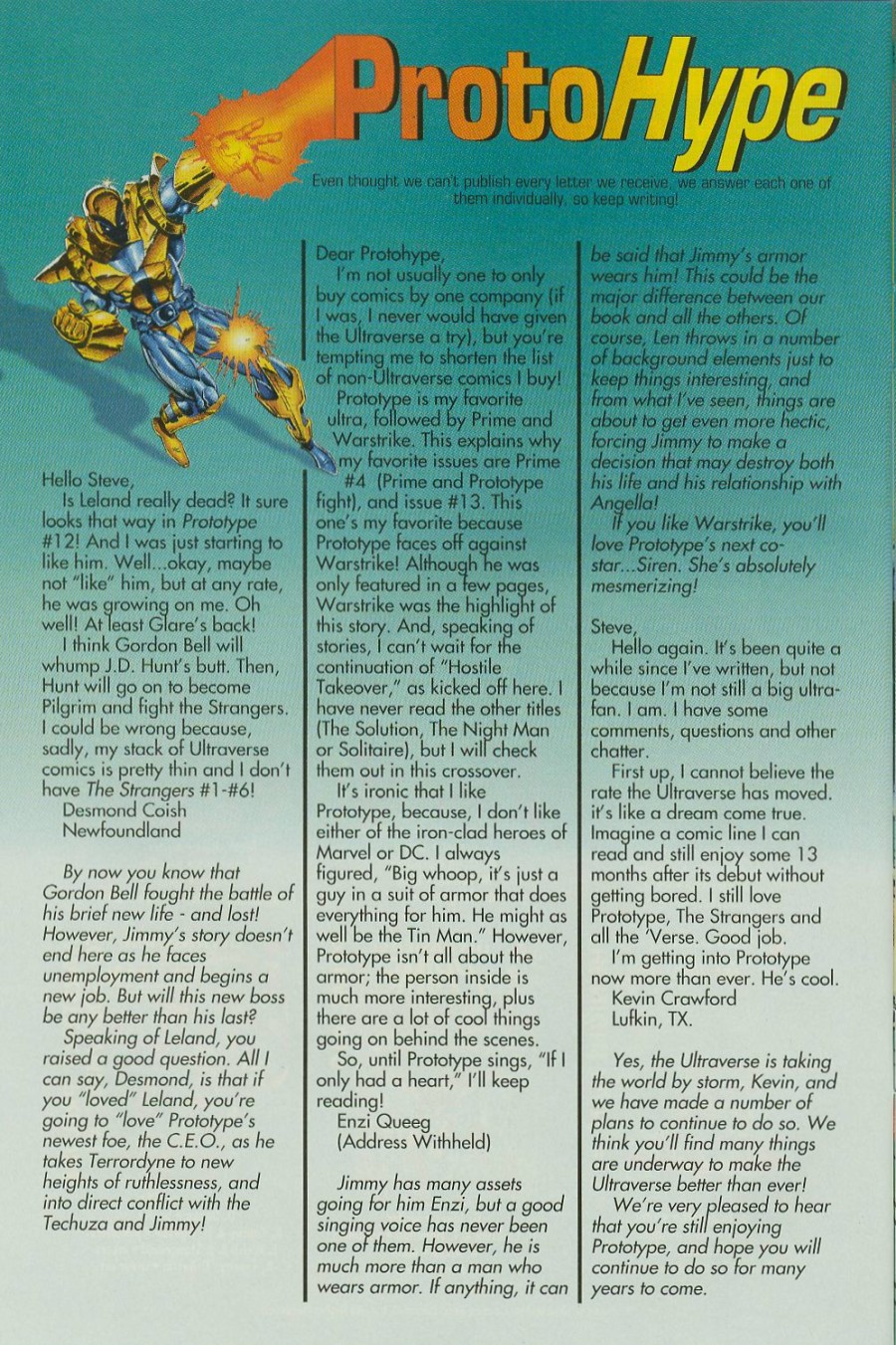 Read online Prototype (1993) comic -  Issue #16 - 29