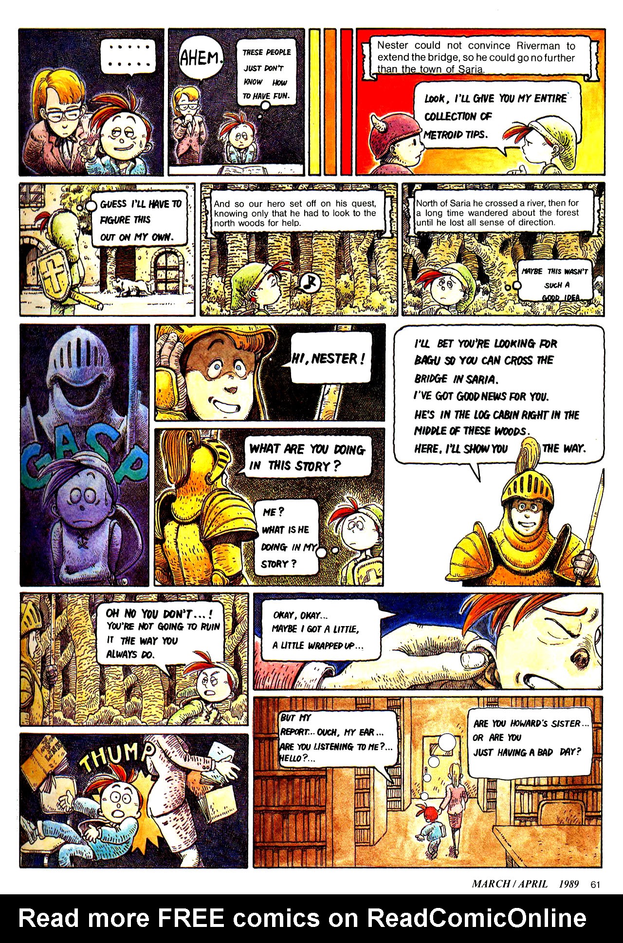 Read online Nintendo Power comic -  Issue #5 - 58
