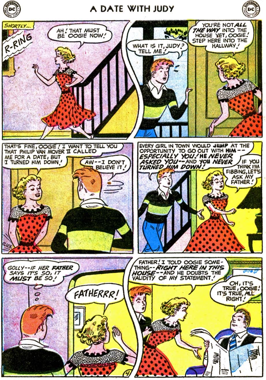 Read online A Date with Judy comic -  Issue #47 - 28