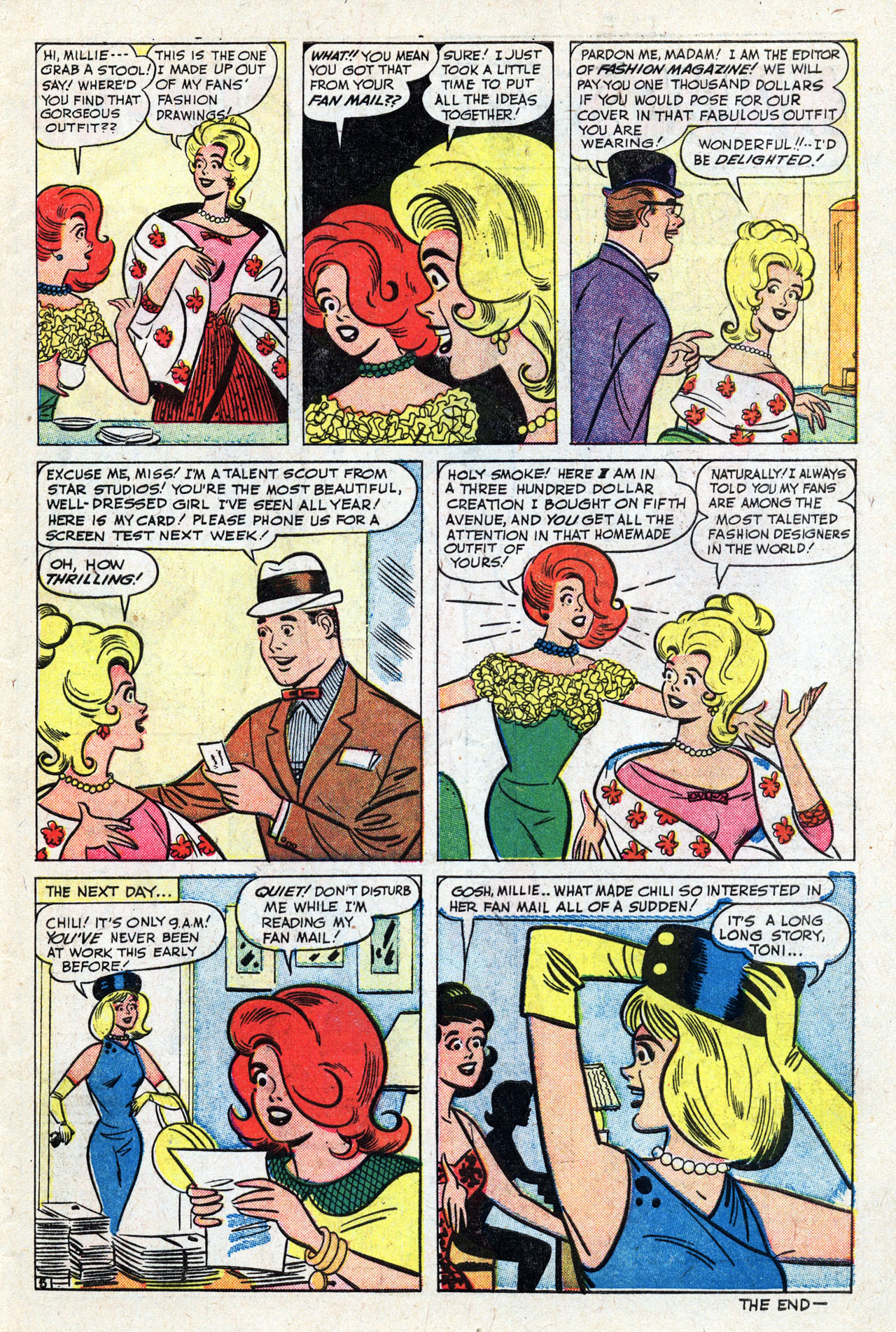 Read online Millie the Model comic -  Issue #110 - 7