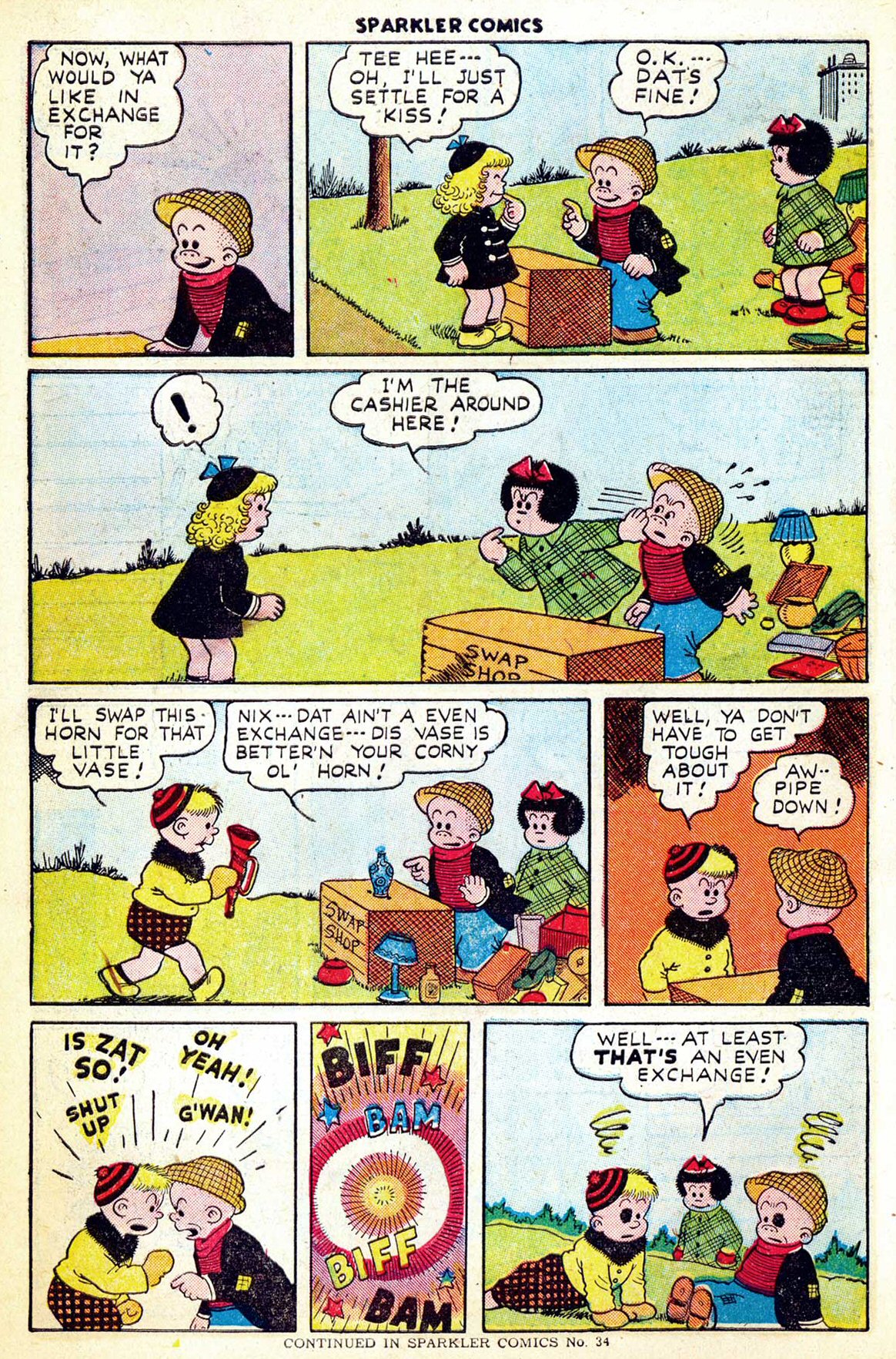 Read online Sparkler Comics comic -  Issue #33 - 7