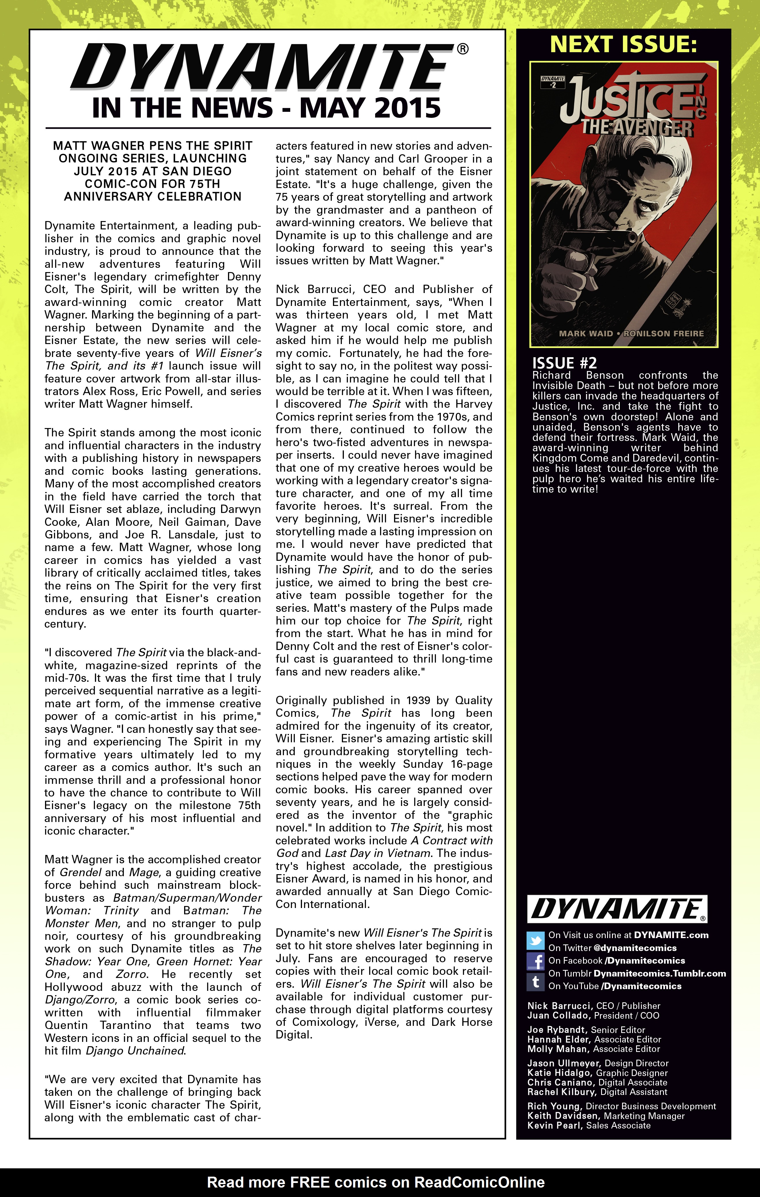 Read online Justice Inc.: The Avenger comic -  Issue #1 - 28