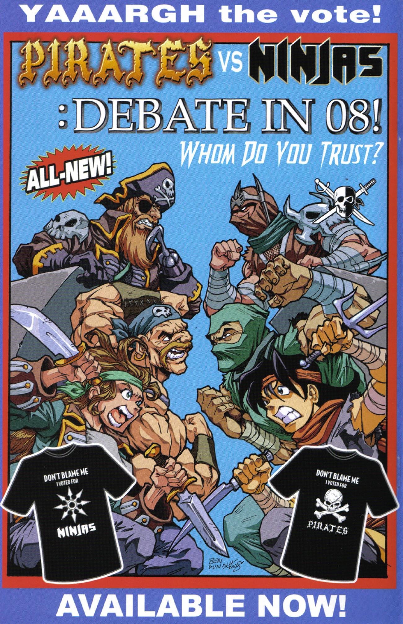 Read online Pirates vs Ninjas: Debate in '08 comic -  Issue # Full - 31