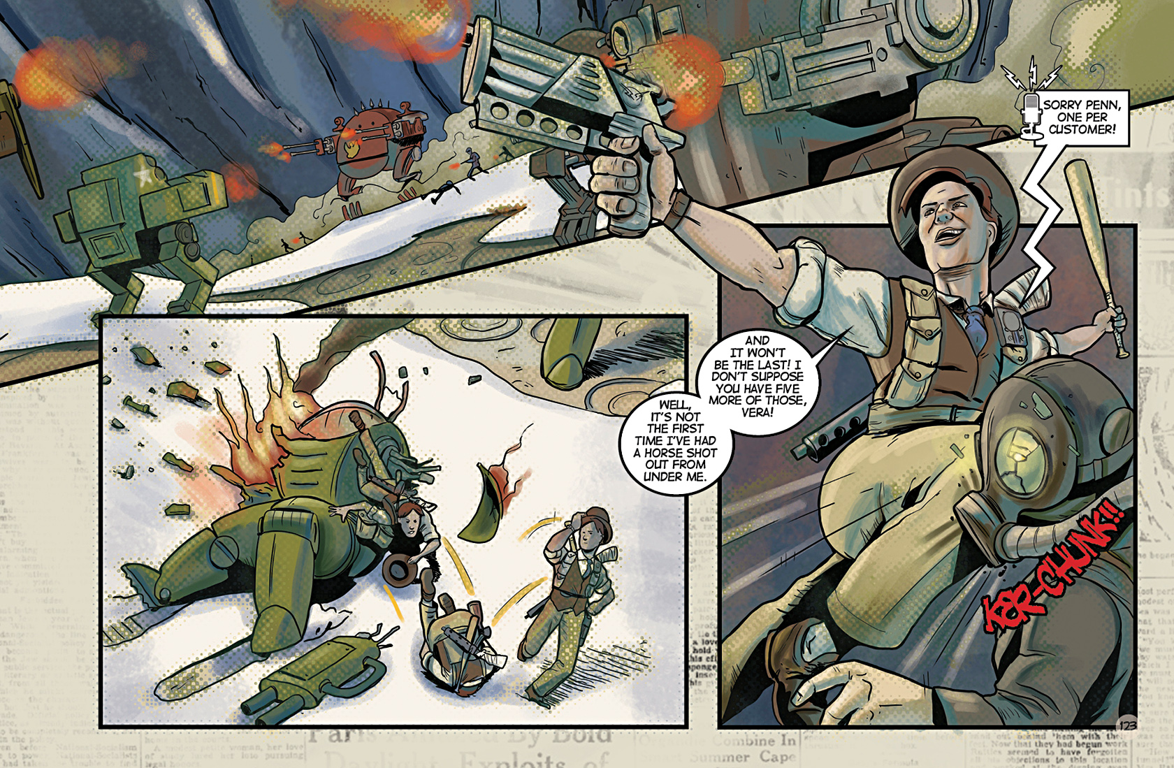 Read online The Adventures of the 19XX comic -  Issue #3 - 120