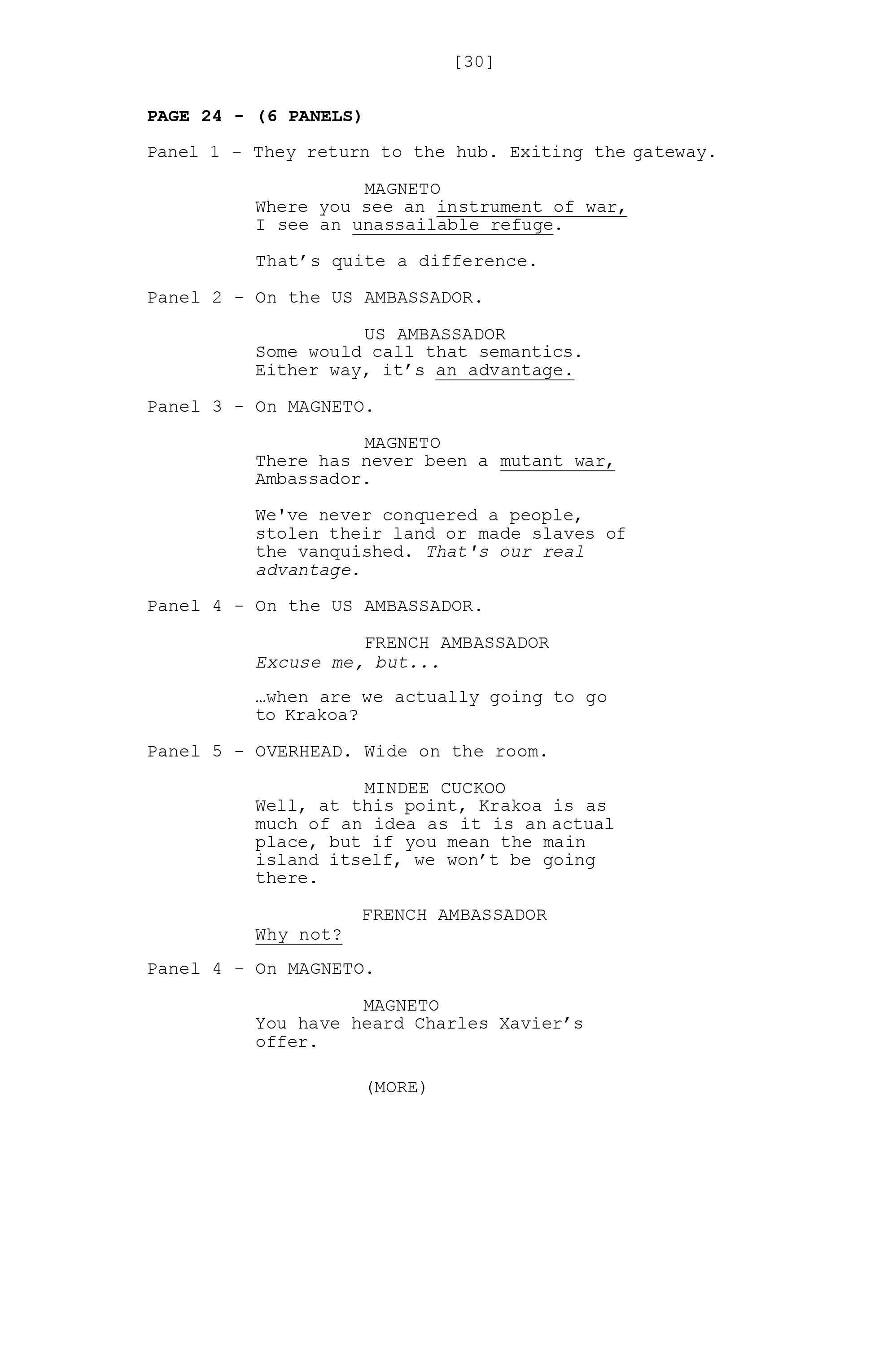 Read online House of X comic -  Issue # _Director's Cut - 97