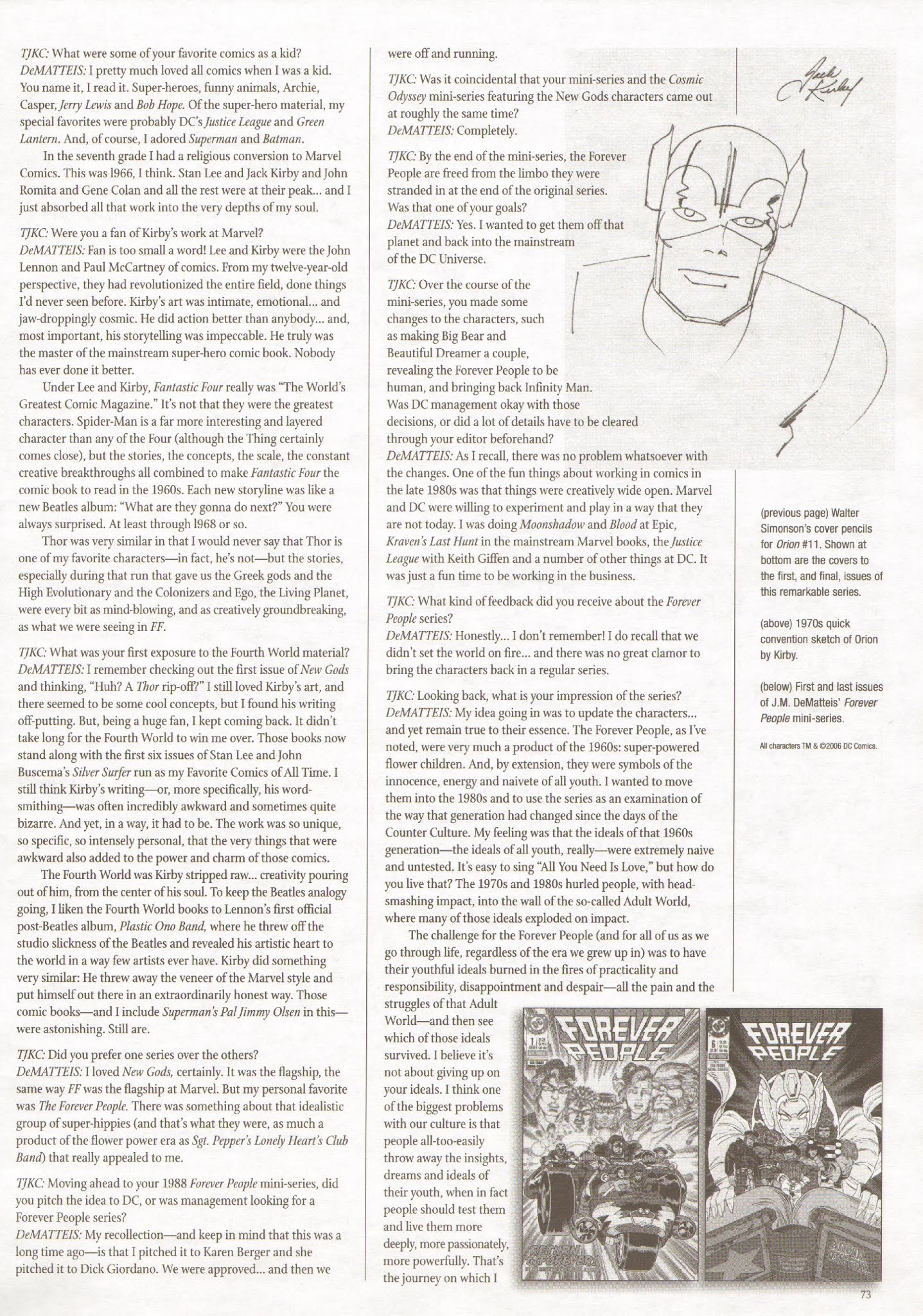 Read online The Jack Kirby Collector comic -  Issue #46 - 72