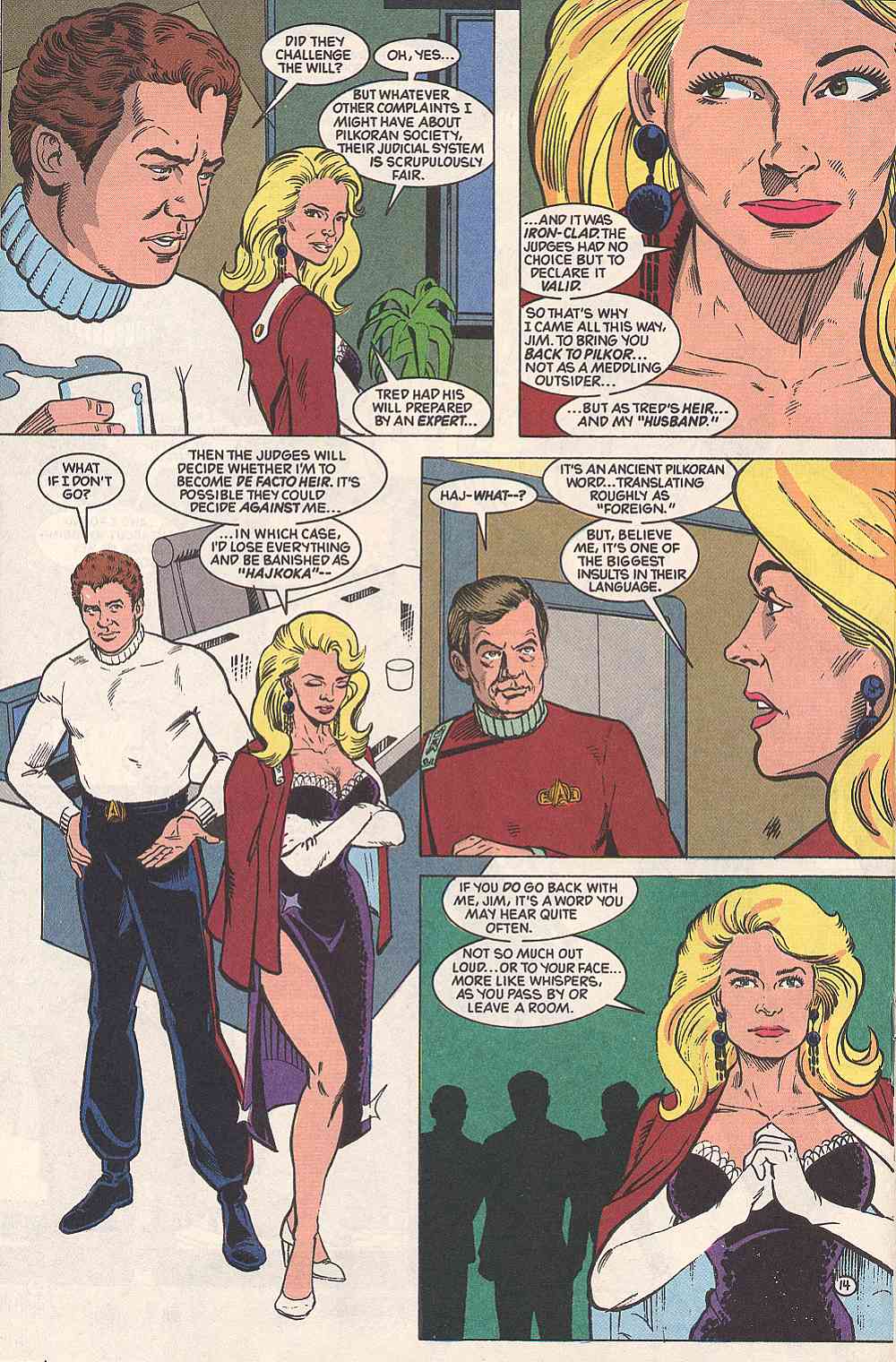 Read online Star Trek (1989) comic -  Issue #26 - 14