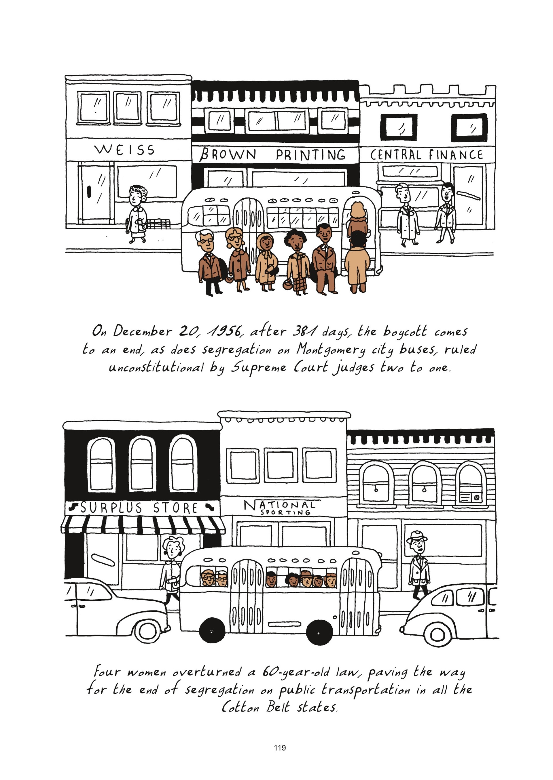 Read online Colored: The Unsung Life of Claudette Colvin comic -  Issue # TPB - 116