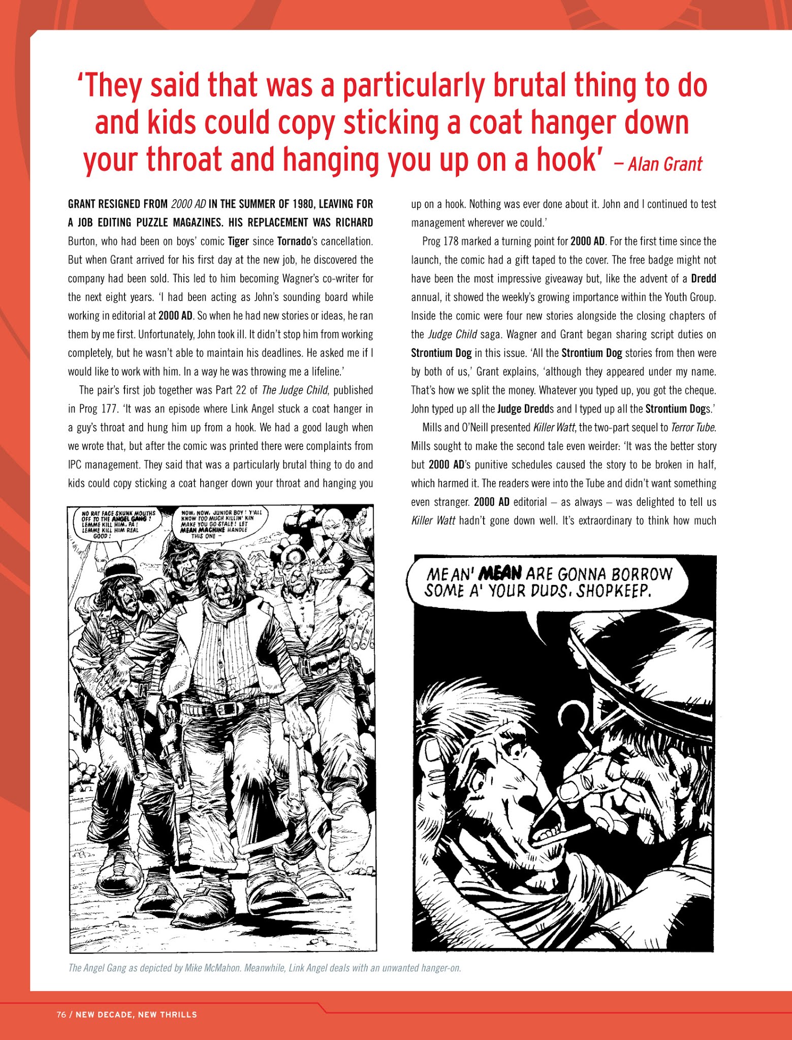 Read online Thrill-Power Overload: Forty Years of 2000 AD: Revised, Updated and Expanded! comic -  Issue # TPB (Part 1) - 77