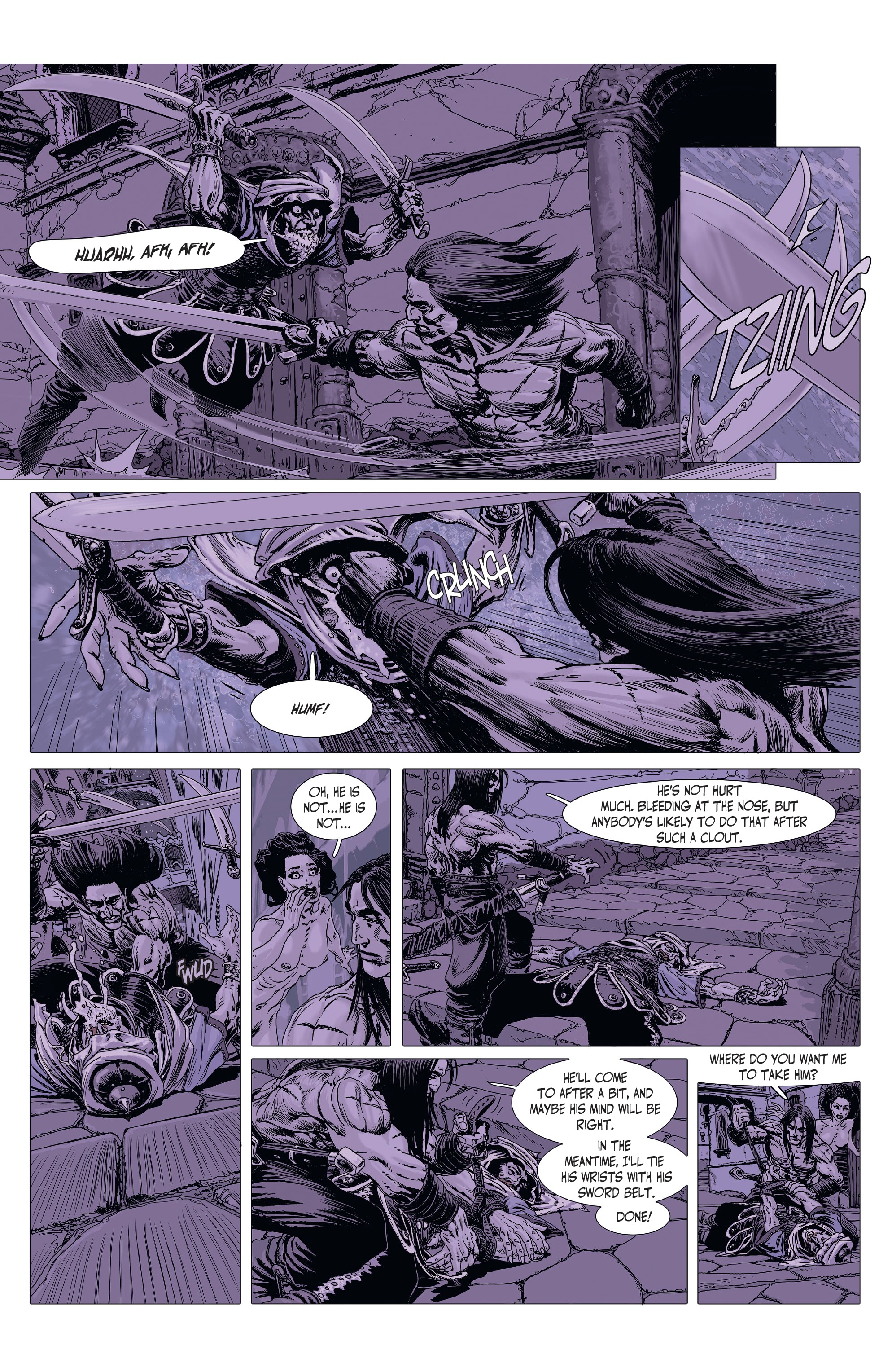 Read online The Cimmerian: The Man-Eaters Of Zamboula comic -  Issue #1 - 23