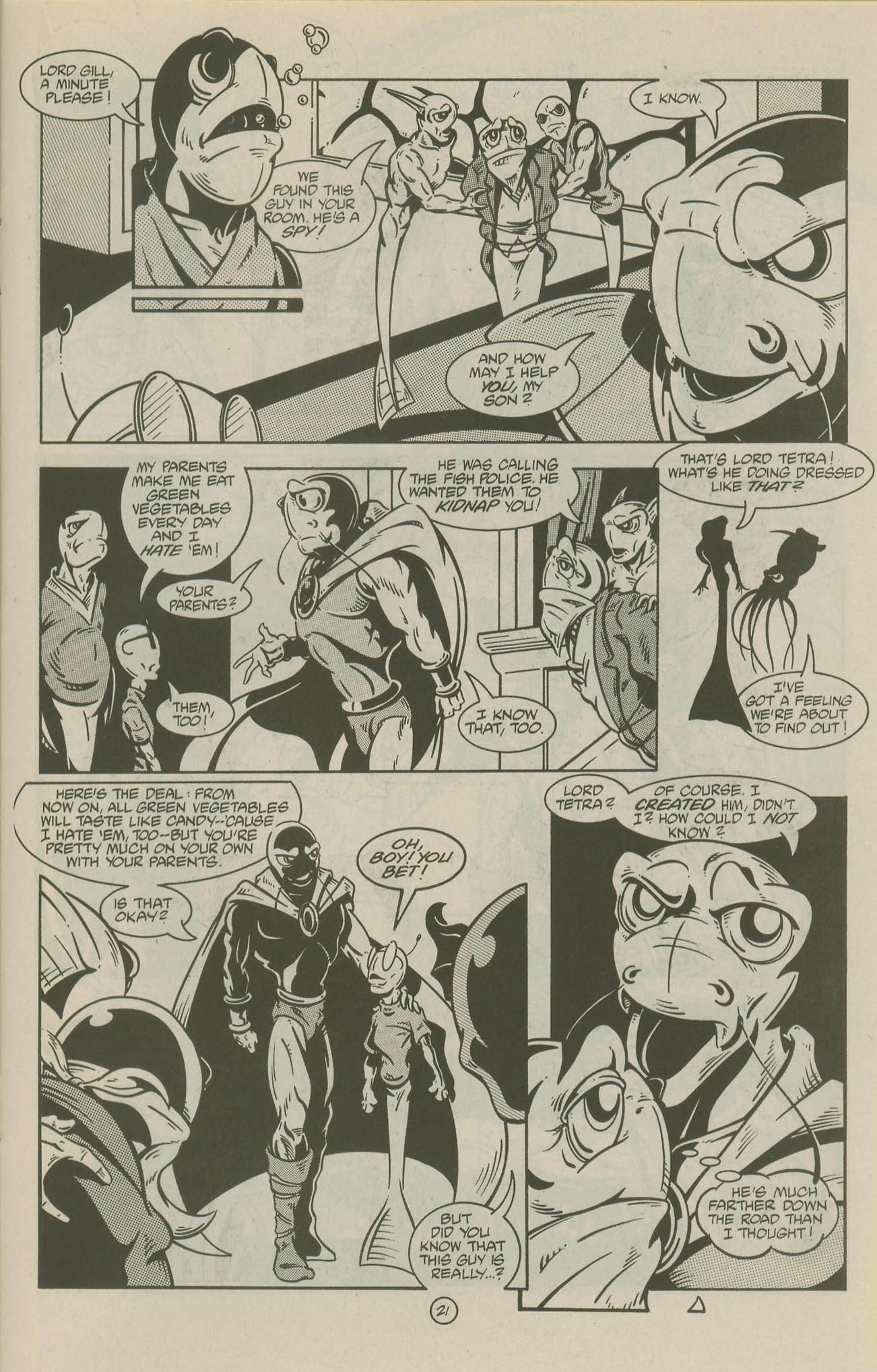 Read online The Fish Police comic -  Issue #25 - 23