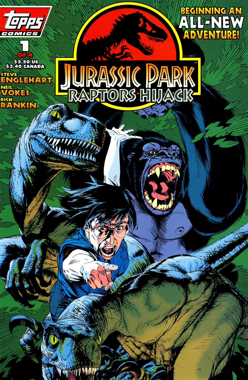 Read online Jurassic Park: Raptors Hijack comic -  Issue #1 - 1