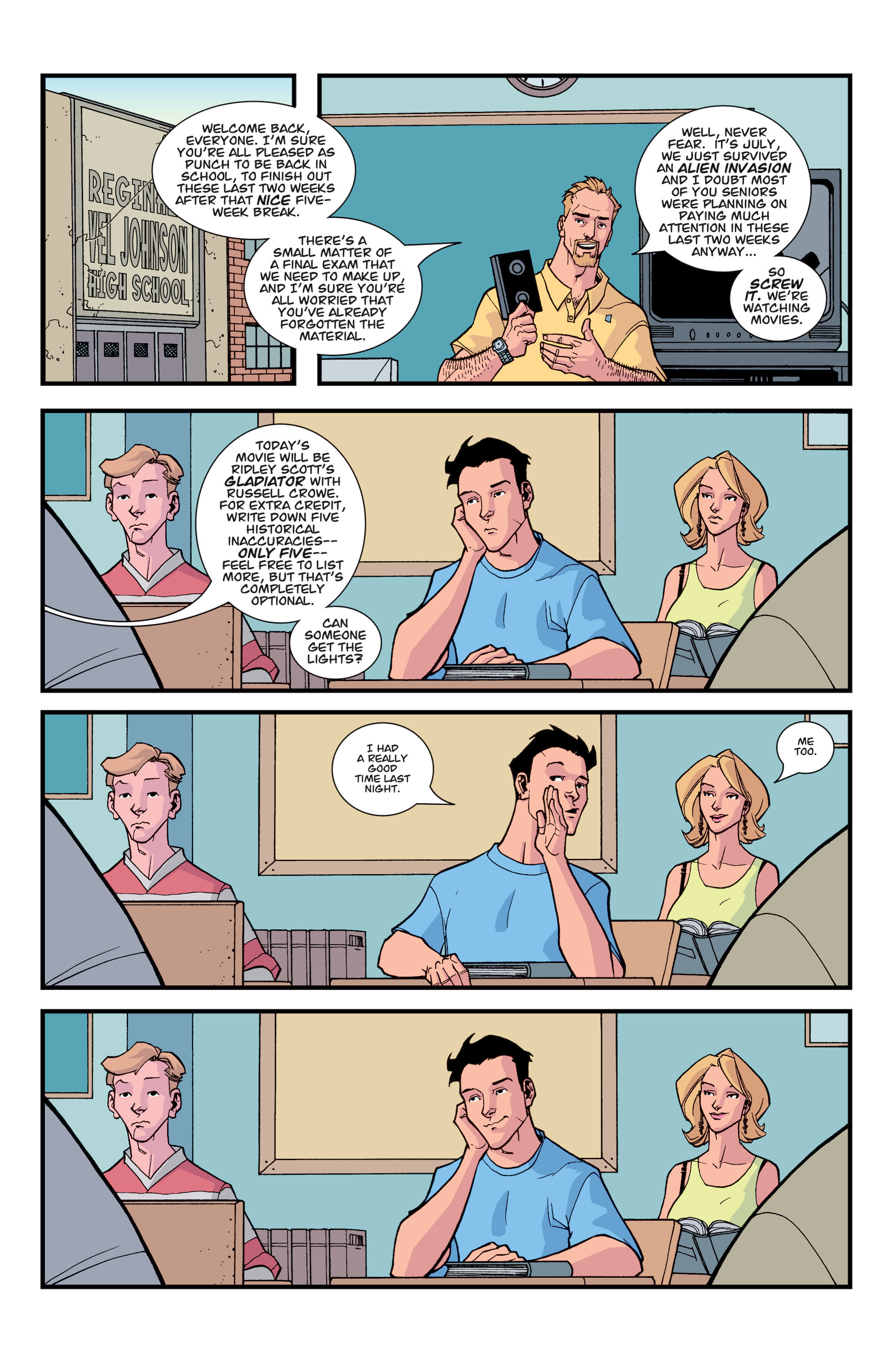 Read online Invincible comic -  Issue # _TPB 4 - Head of The Class - 96