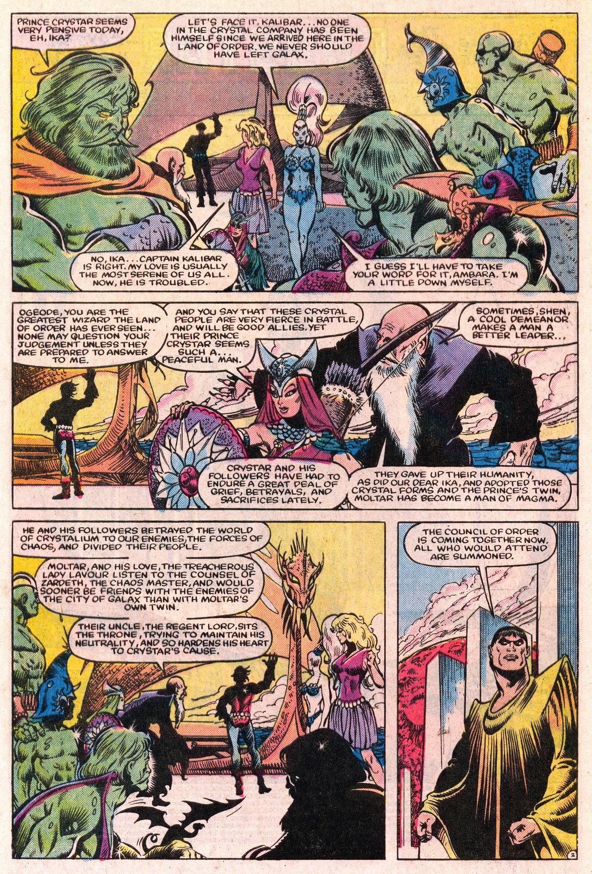 Read online The Saga of Crystar, Crystal Warrior comic -  Issue #8 - 3