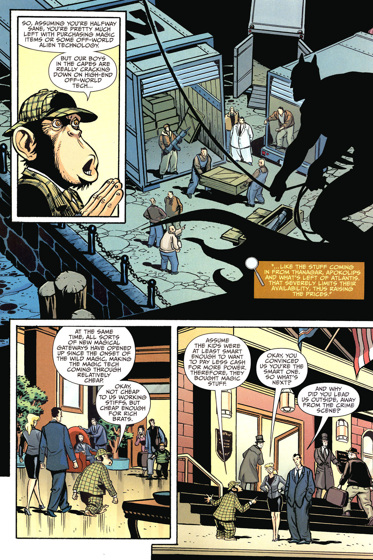Read online The Helmet of Fate: Detective Chimp comic -  Issue # Full - 7