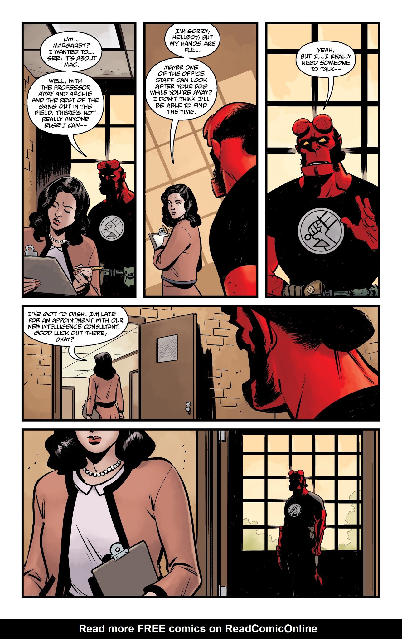 Read online Hellboy and the B.P.R.D. 1956 comic -  Issue #1 - 8