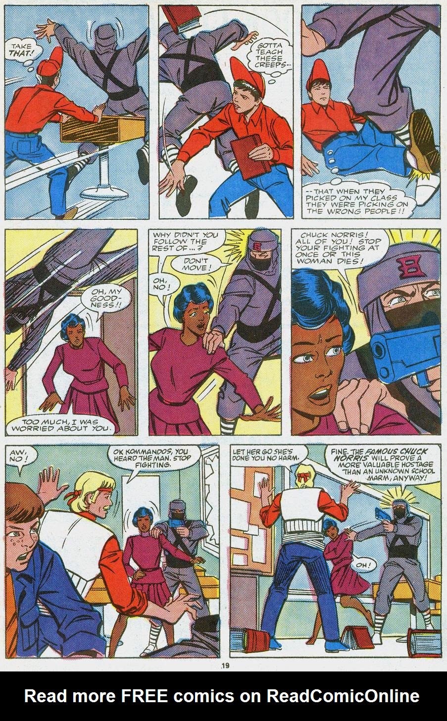 Read online Chuck Norris and the Karate Kommandos comic -  Issue #1 - 20