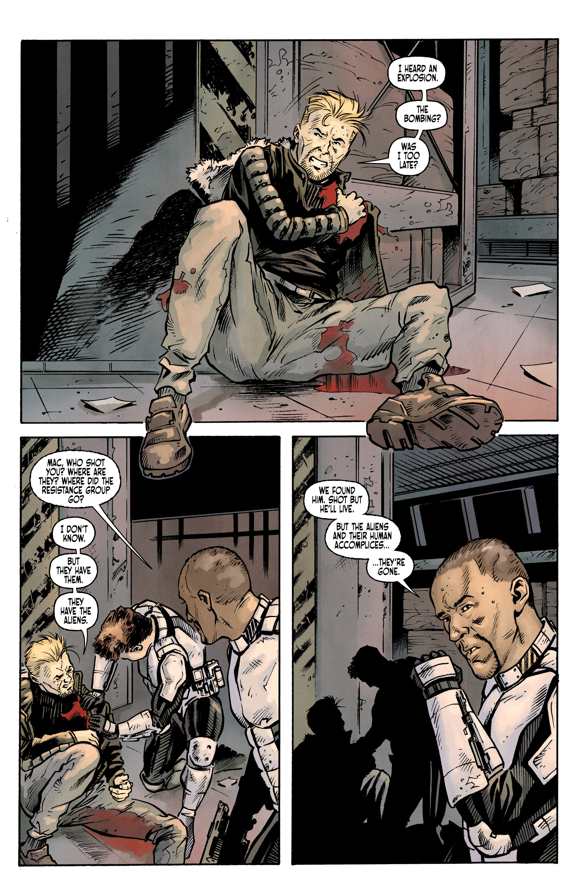 Read online Port of Earth comic -  Issue #12 - 13