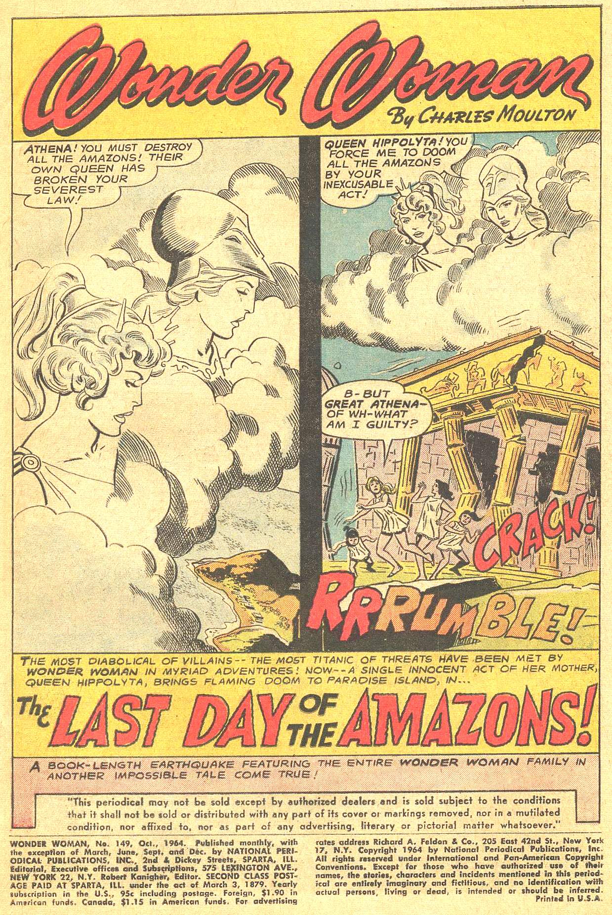 Read online Wonder Woman (1942) comic -  Issue #149 - 4