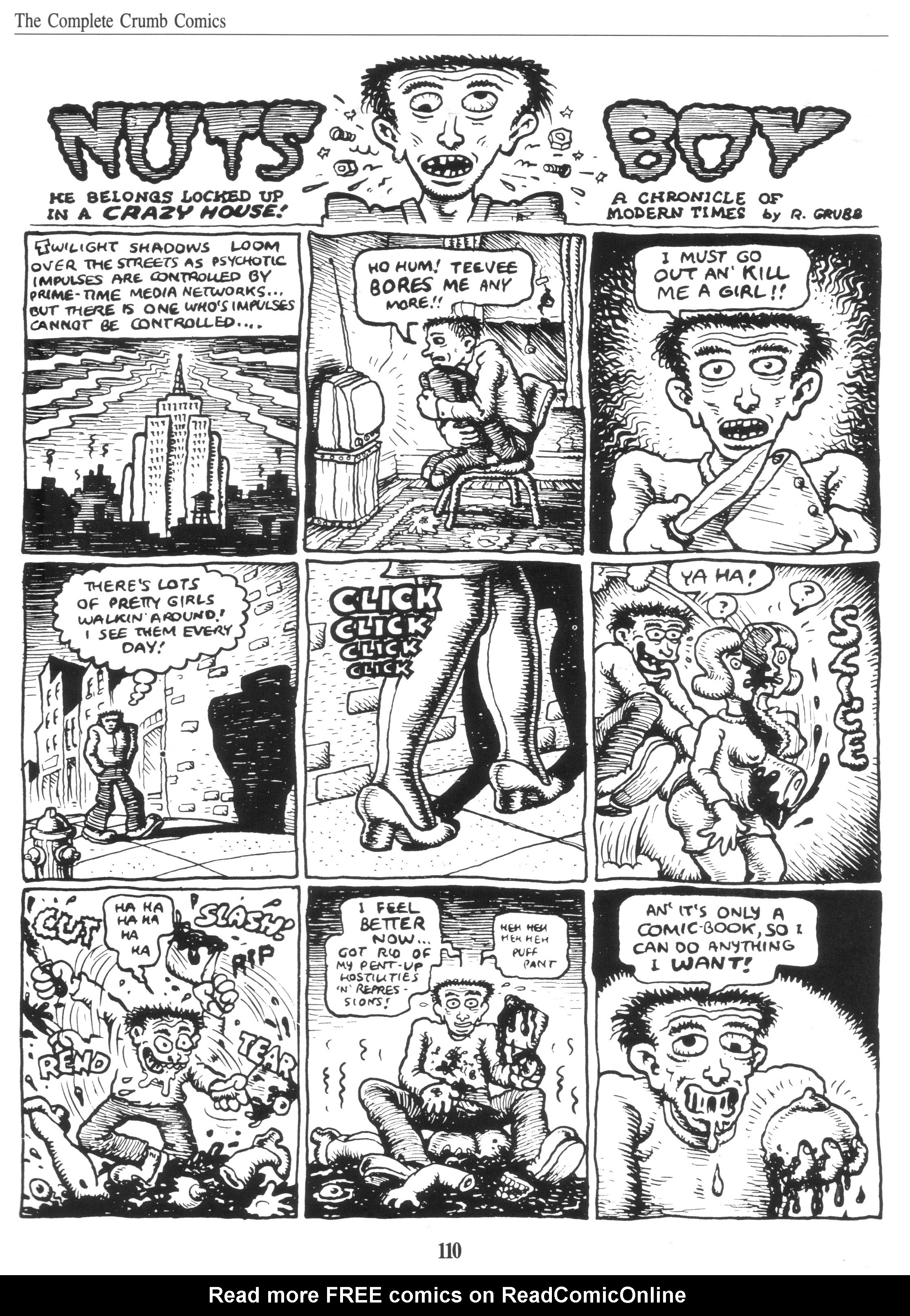 Read online The Complete Crumb Comics comic -  Issue # TPB 5 - 121