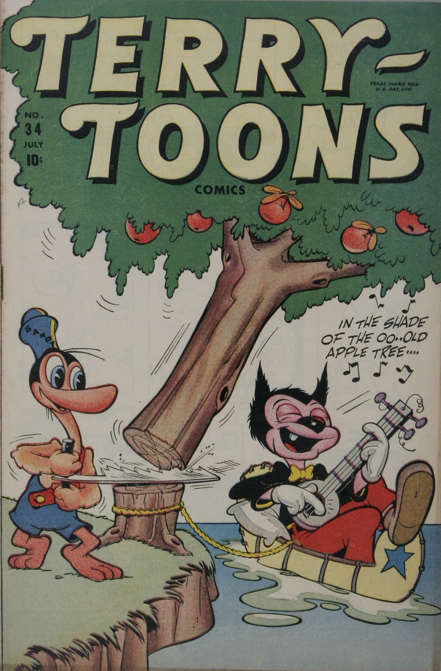 Read online Terry-Toons Comics comic -  Issue #34 - 1