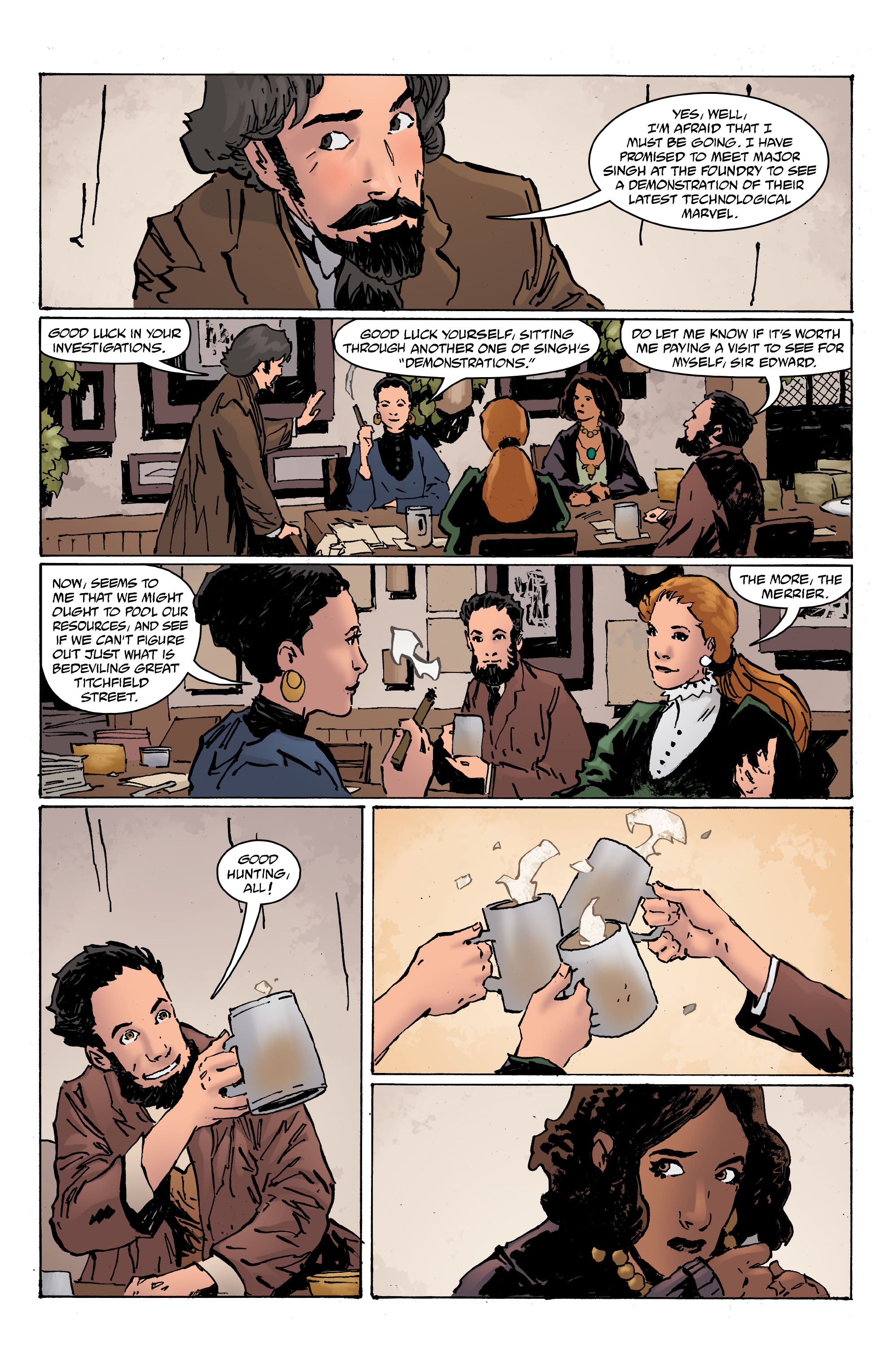 Read online Hellboy: The Silver Lantern Club comic -  Issue #3 - 10