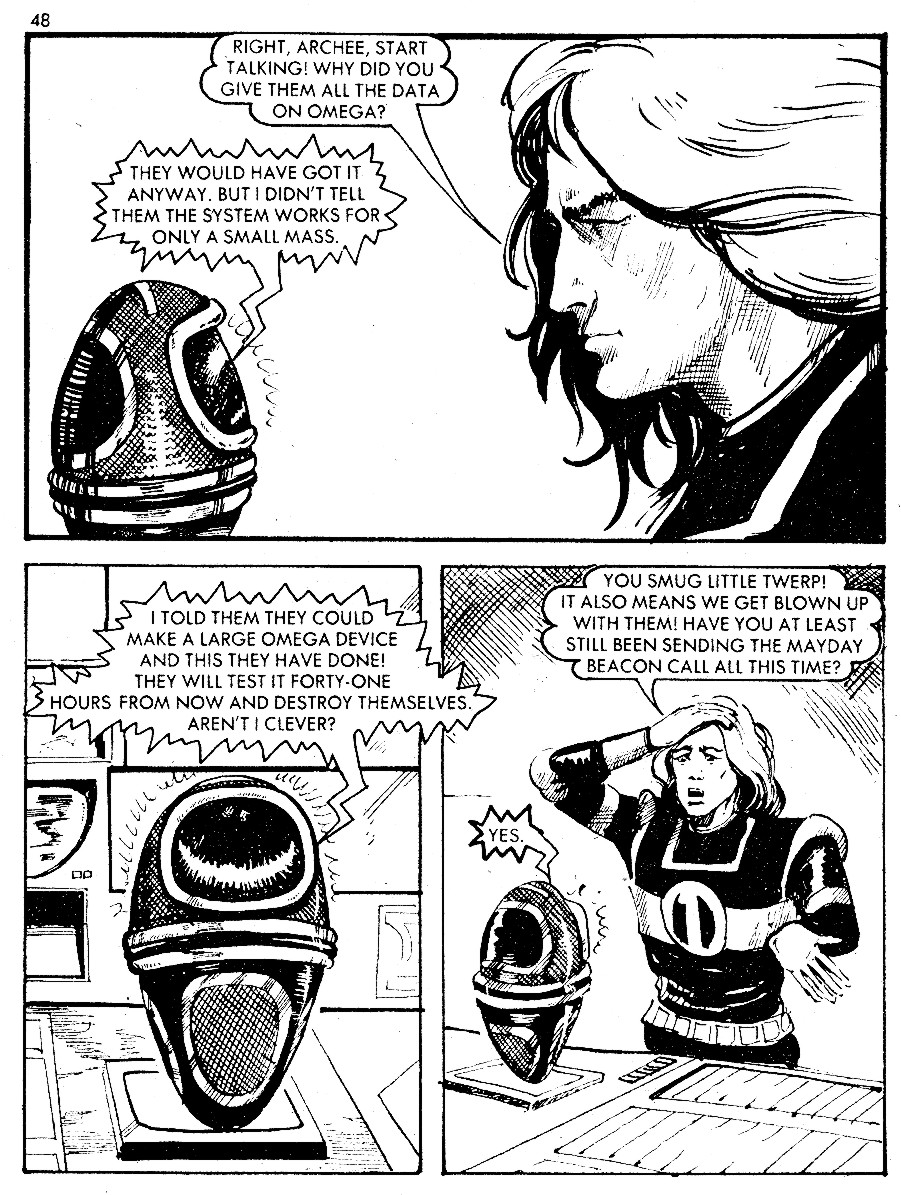 Read online Starblazer comic -  Issue #1 - 48